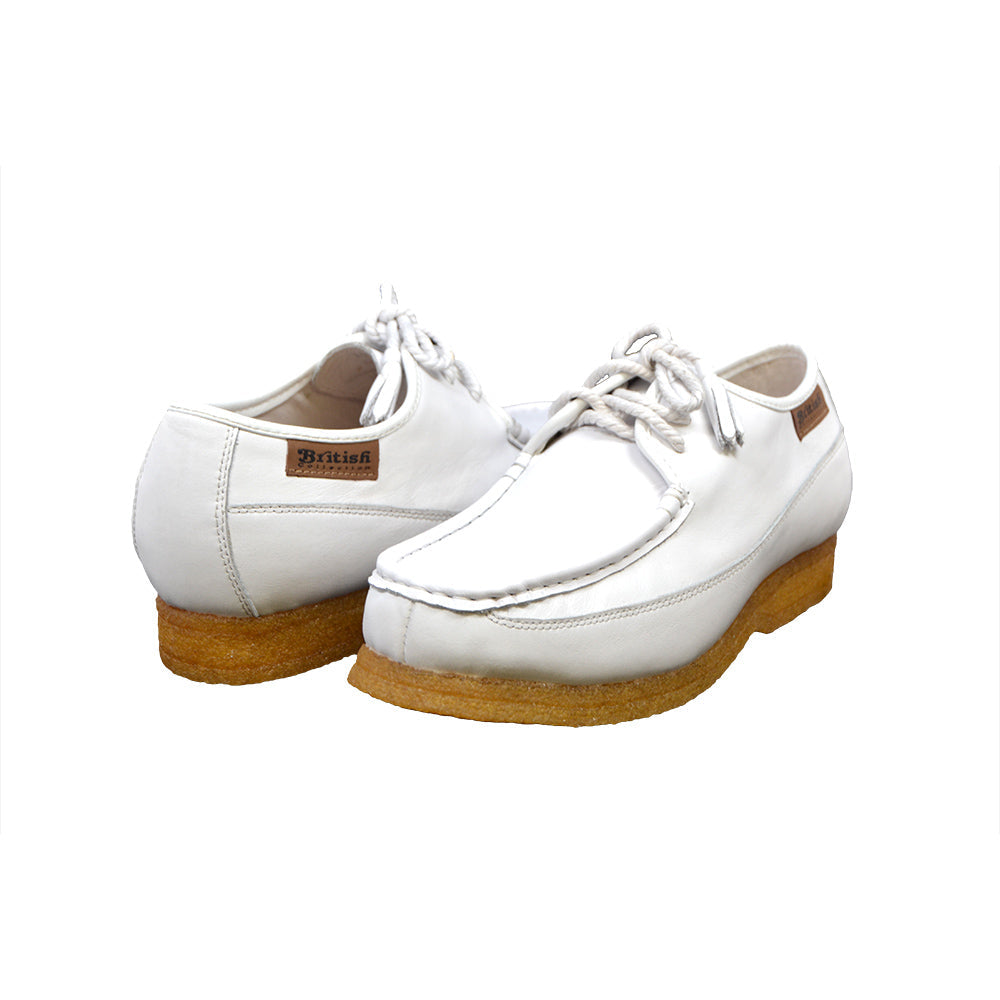 British Walkers White Affair Men's All White Leather Shoes view 14