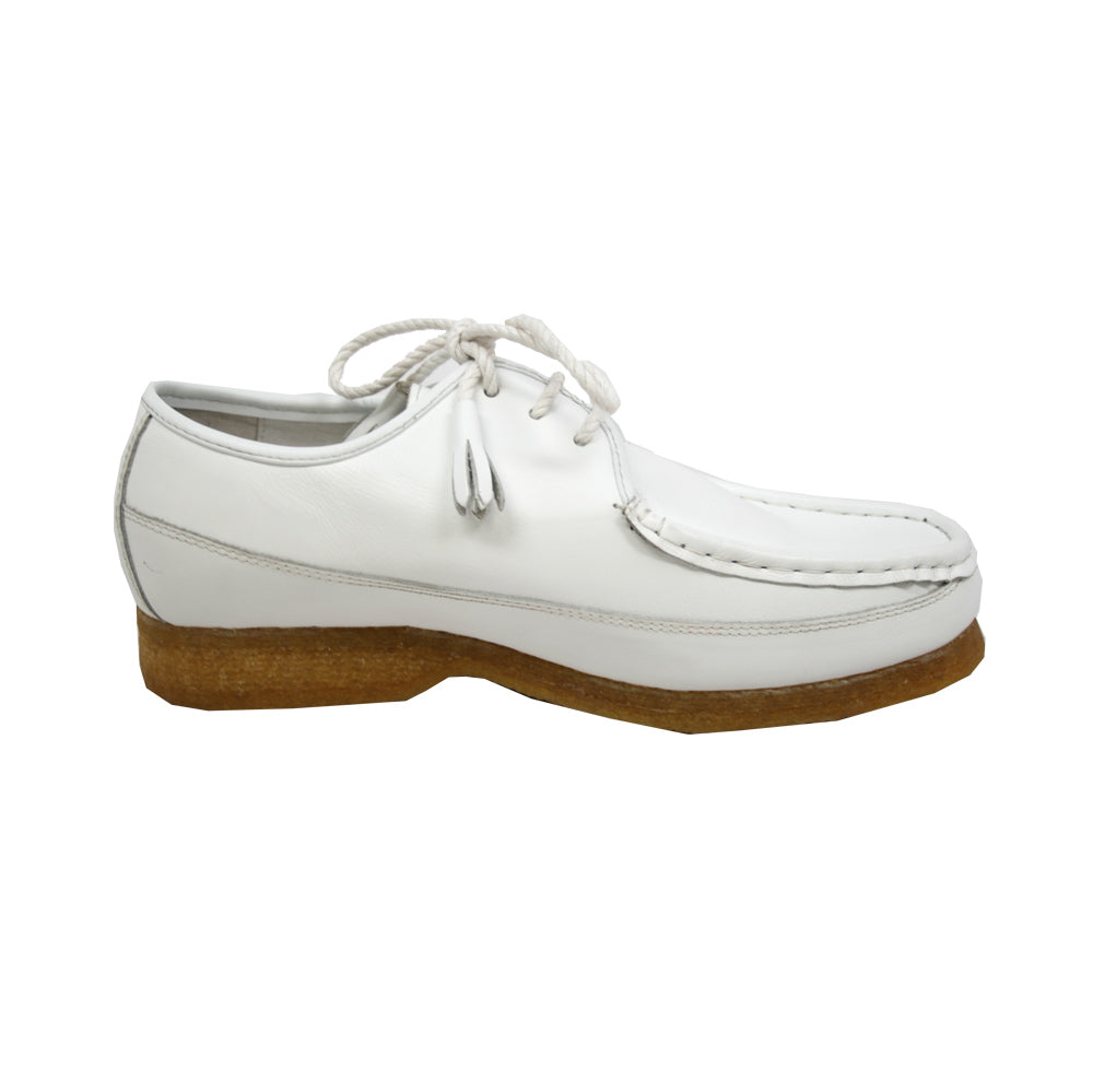 British Walkers White Affair Men's All White Leather Shoes view 8