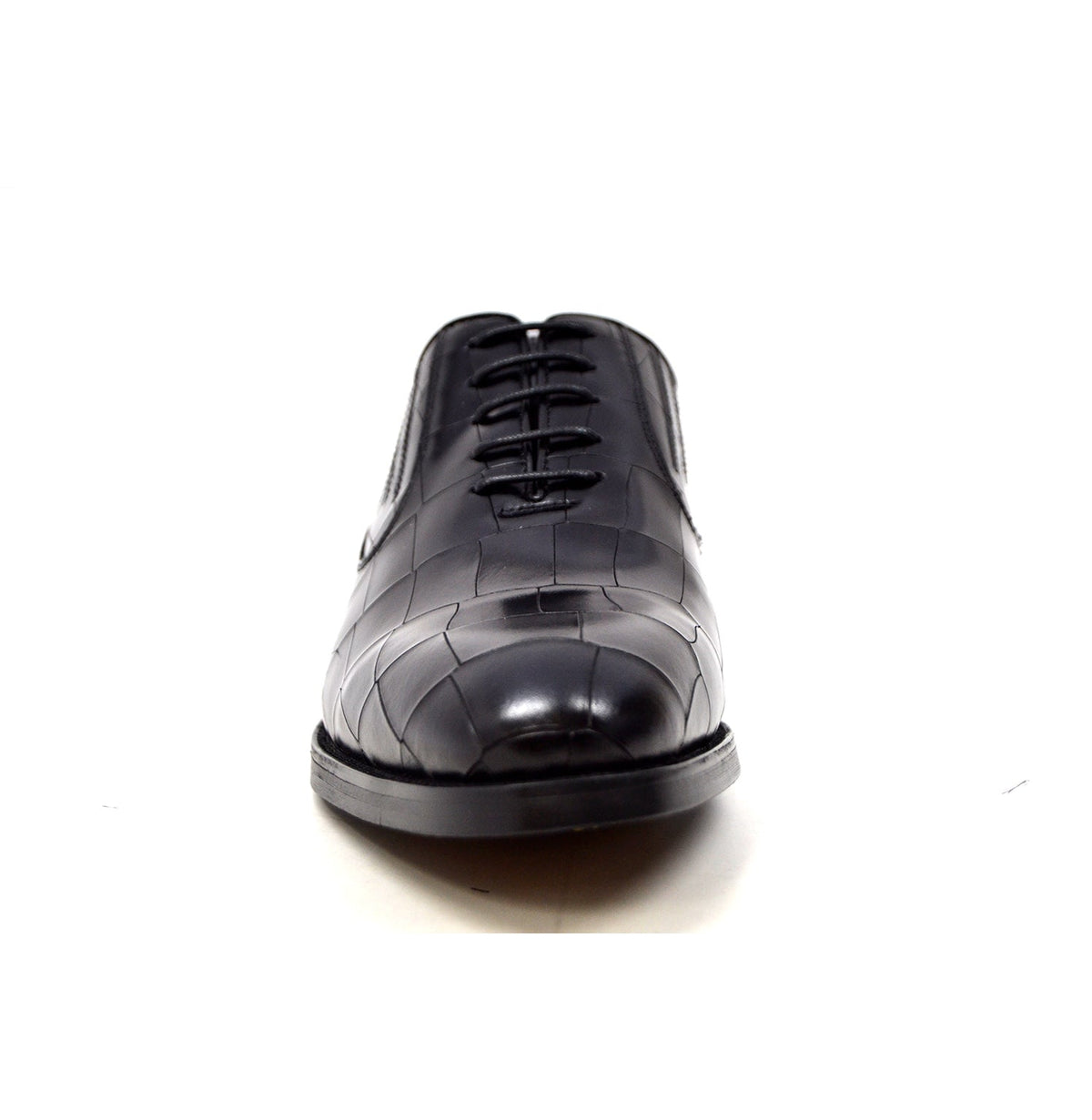 British Walkers Phoenix Oxford Leather Dress Shoes - Black & Bordeaux — product view 3
