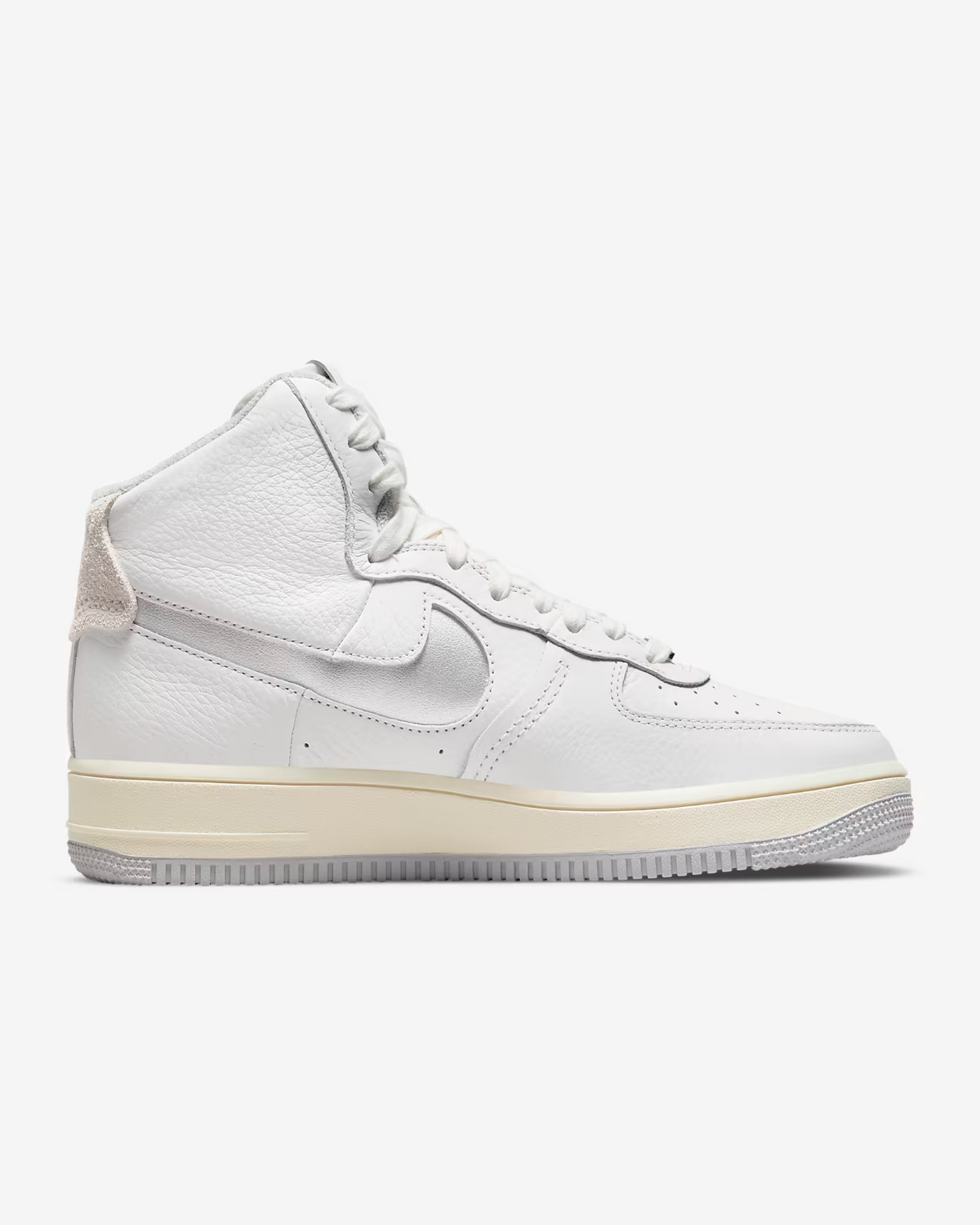 Nike Air Force 1 Sculpt Women's Platform Sneakers — White Leather Platform Low-Top