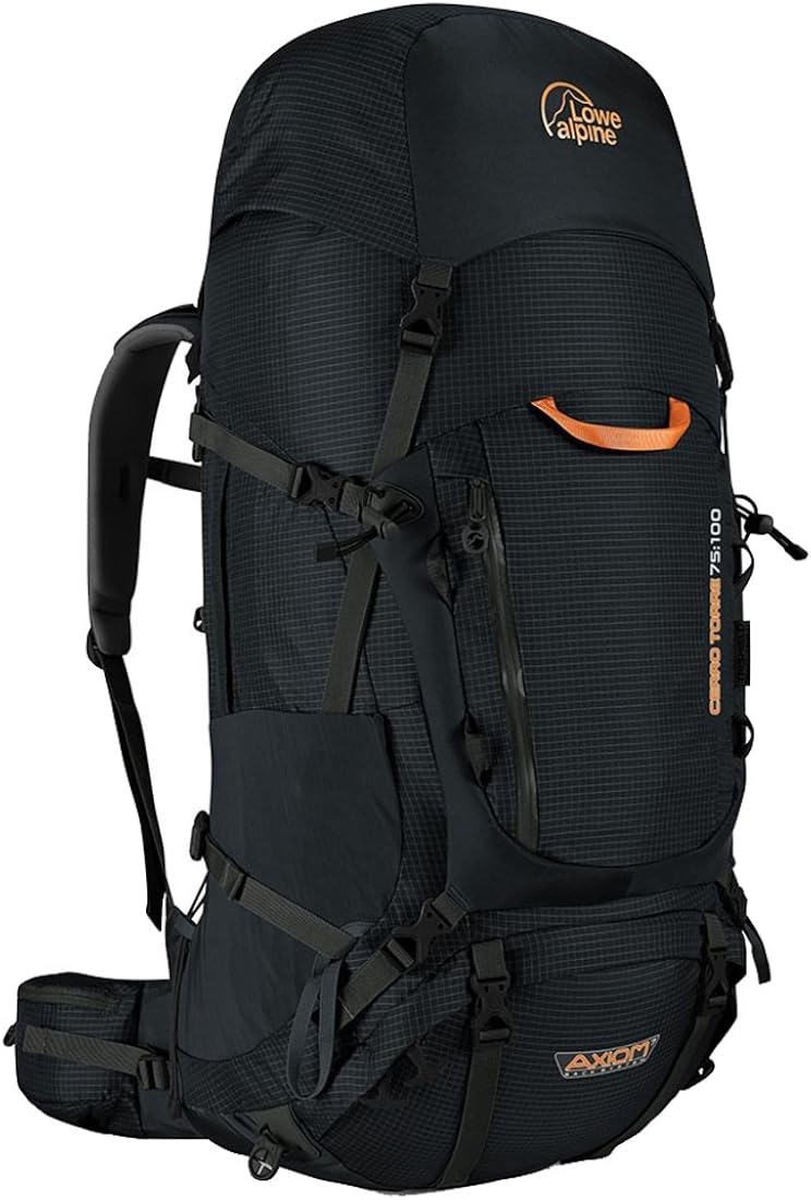 Lowe Alpine Cerro Torre 100:120 Trekking Backpack (M/L back length) — Black/Greyhound