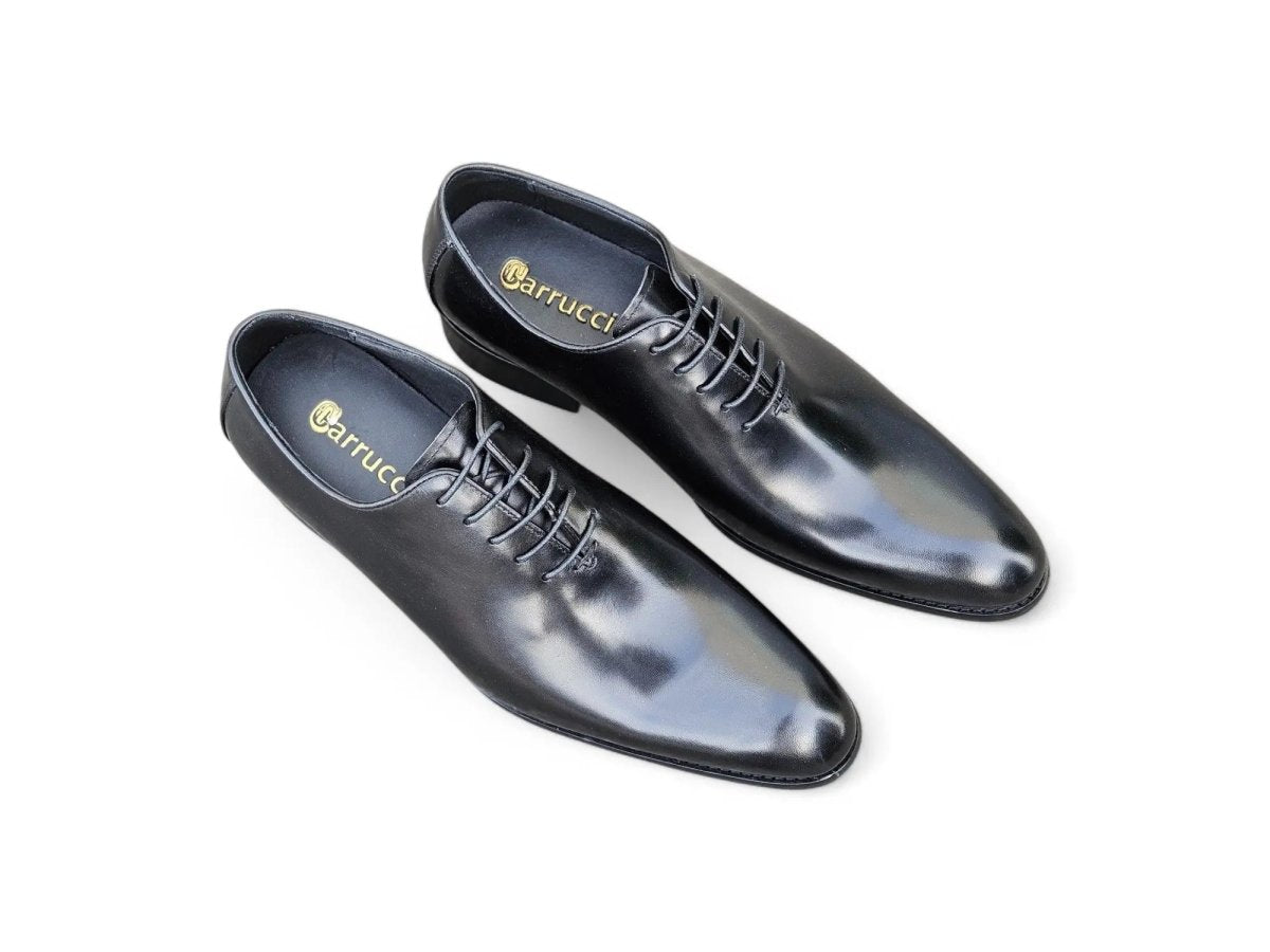 Carrucci Shoes Calfskin Whole Cut Lace Up Oxford Leather KS50512