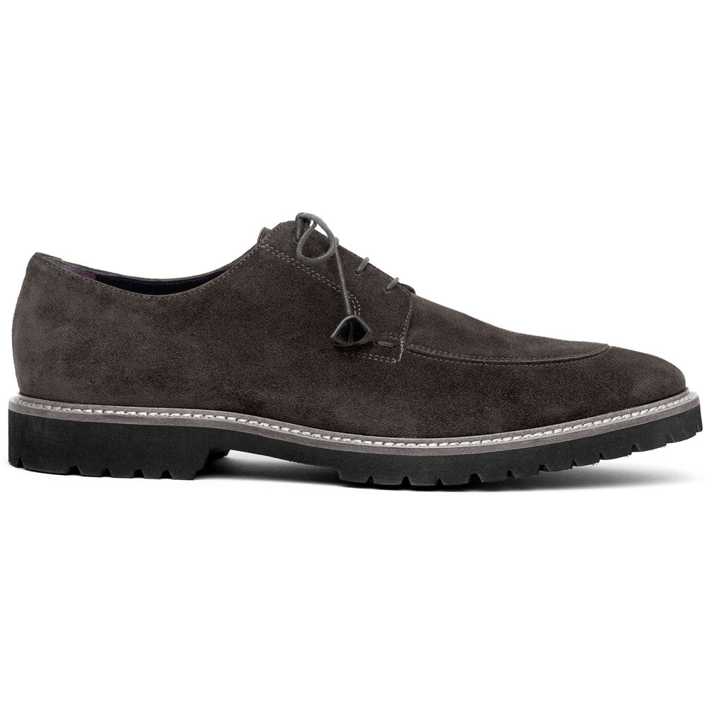 Zelli Italia Men's 26-220-GRY CAMPO Sueded Goatskin Lace Up, Grey