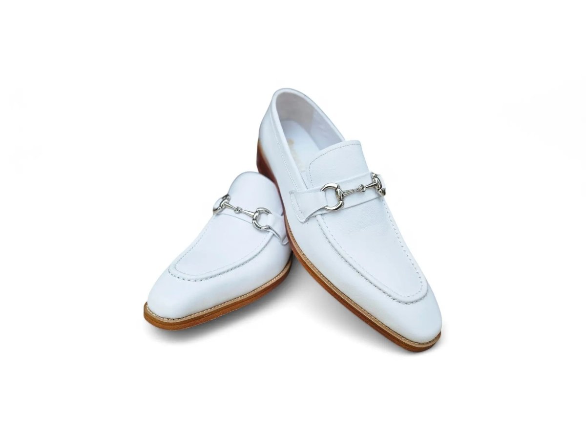 Carrucci Shoes Signature Buckle Loafer Men's Leather KS50302