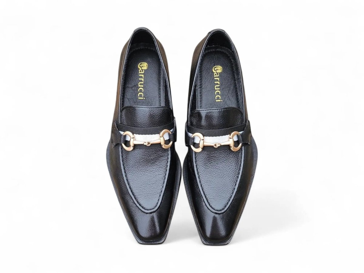 Carrucci Shoes Verona Bit Loafers Men’s Italian Leather KS30305