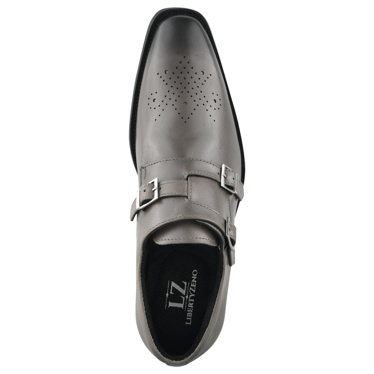 Liberty Zeno Chatswood Leather Oxford Style Monk Straps