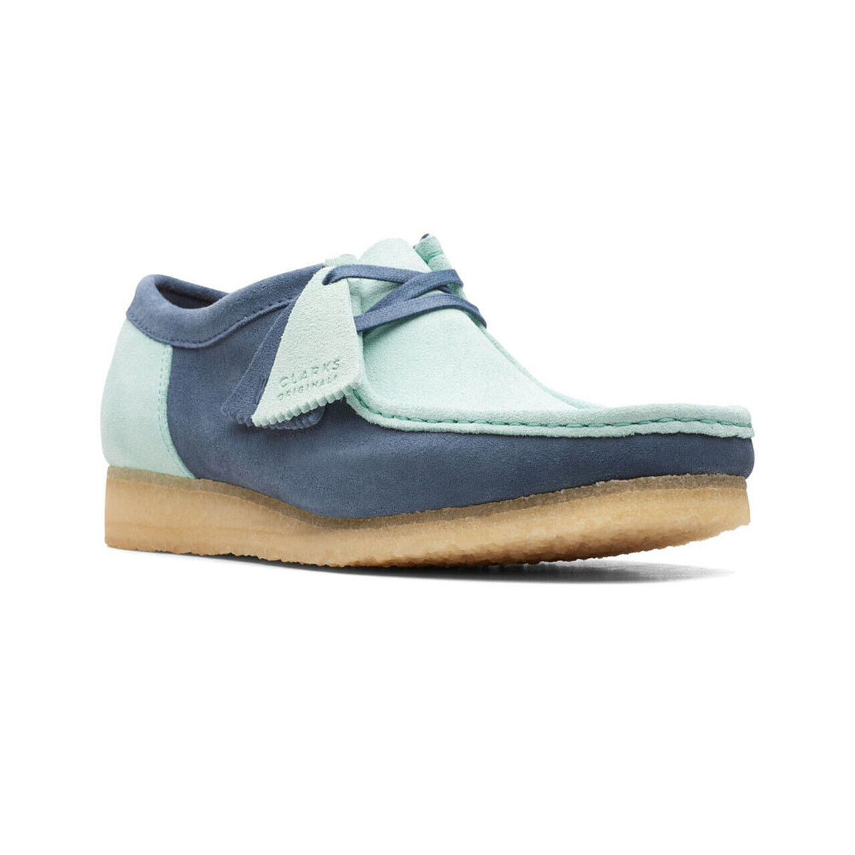 Clarks Originals Wallabee Low Men's Blue and Green Suede 26160484