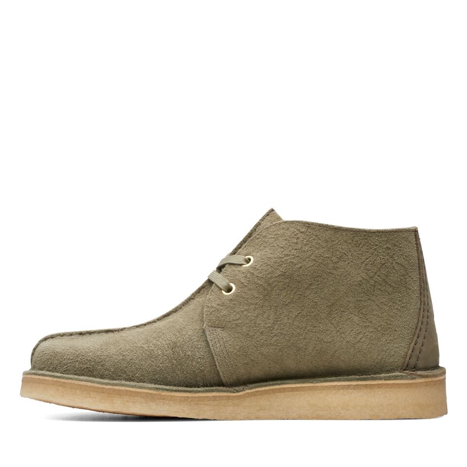 Clarks Originals Originals Desert Trek Hi 50 Men's Forest Green Suede 26173615