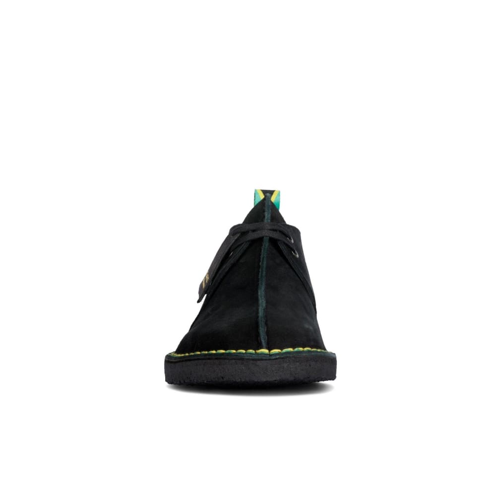 Clarks Originals Originals Desert Trek βJamaican Beeβ Menβs Black Multi Suede β Limited Edition IslandInspired Heritage Classic (26156058)