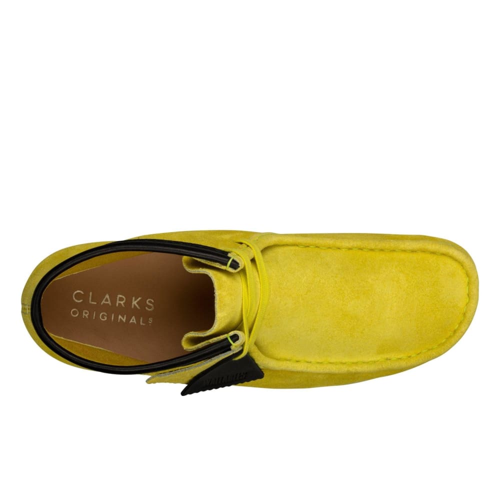 Clarks Originals Originals Wallabee Boots Men's Lime Yellow Suede 26162470