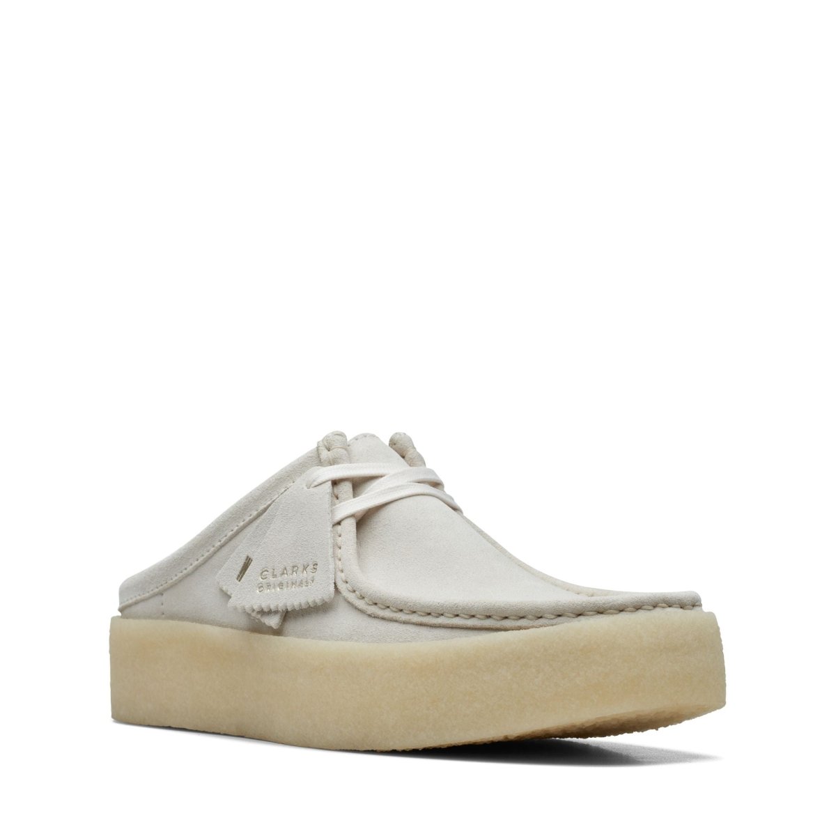 Clarks Originals Originals Wallabee Cup Lo Menβs White Leather 26171996