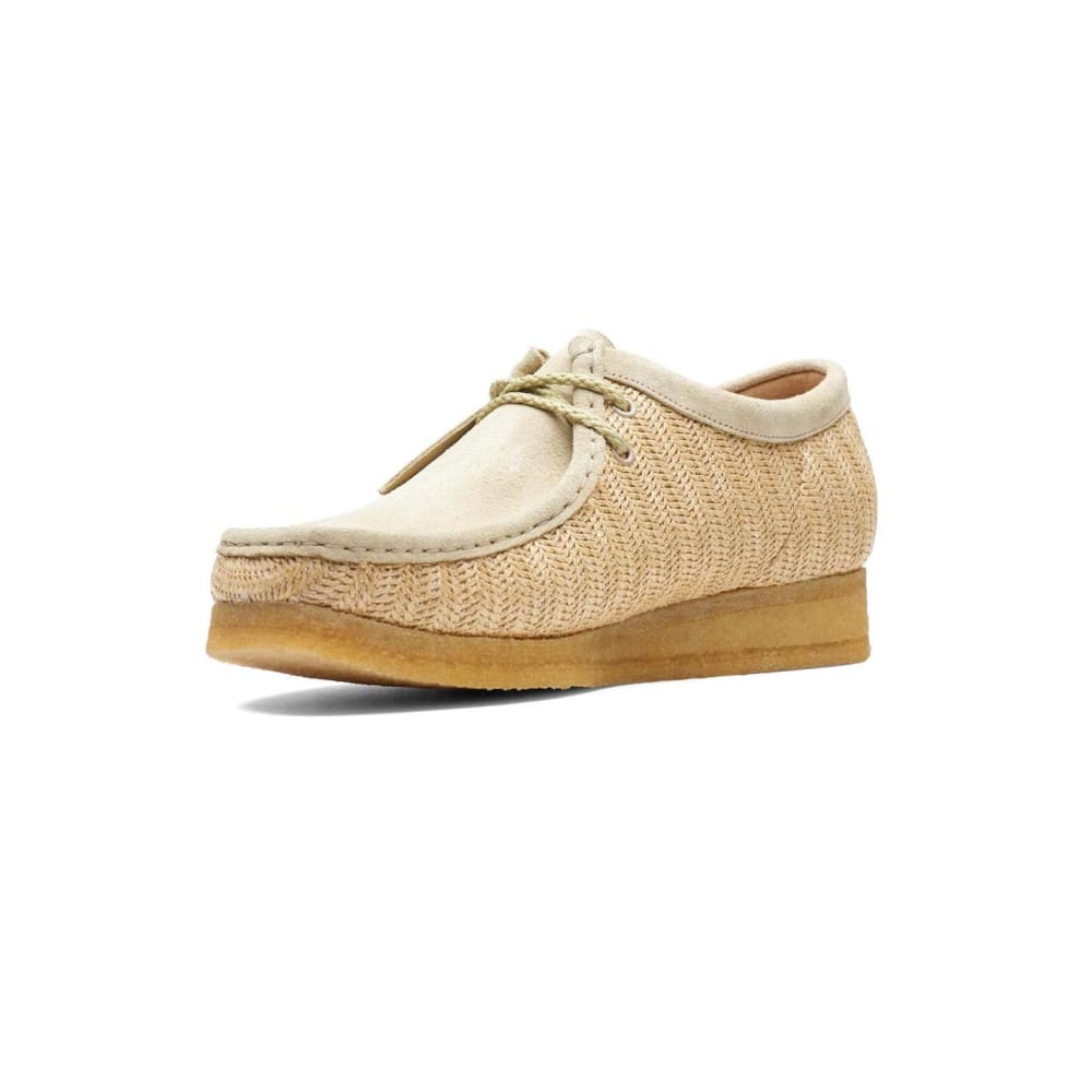 Clarks Originals Originals Wallabee Low Men's Natural Interest Raffia Textile 26165447