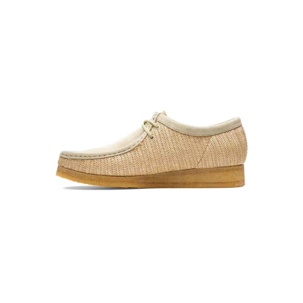 Clarks Originals Originals Wallabee Low Men's Natural Interest Raffia Textile 26165447