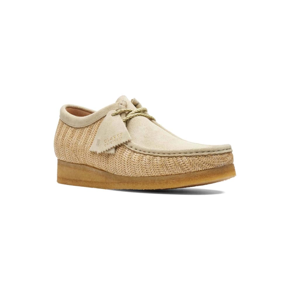 Clarks Originals Originals Wallabee Low Men's Natural Interest Raffia Textile 26165447