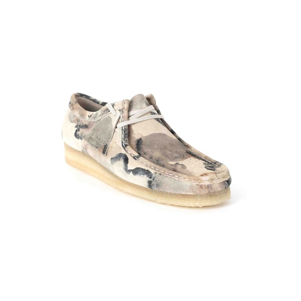 Clarks Originals Originals Wallabee Low Men's Off White Camo Suede 26148590