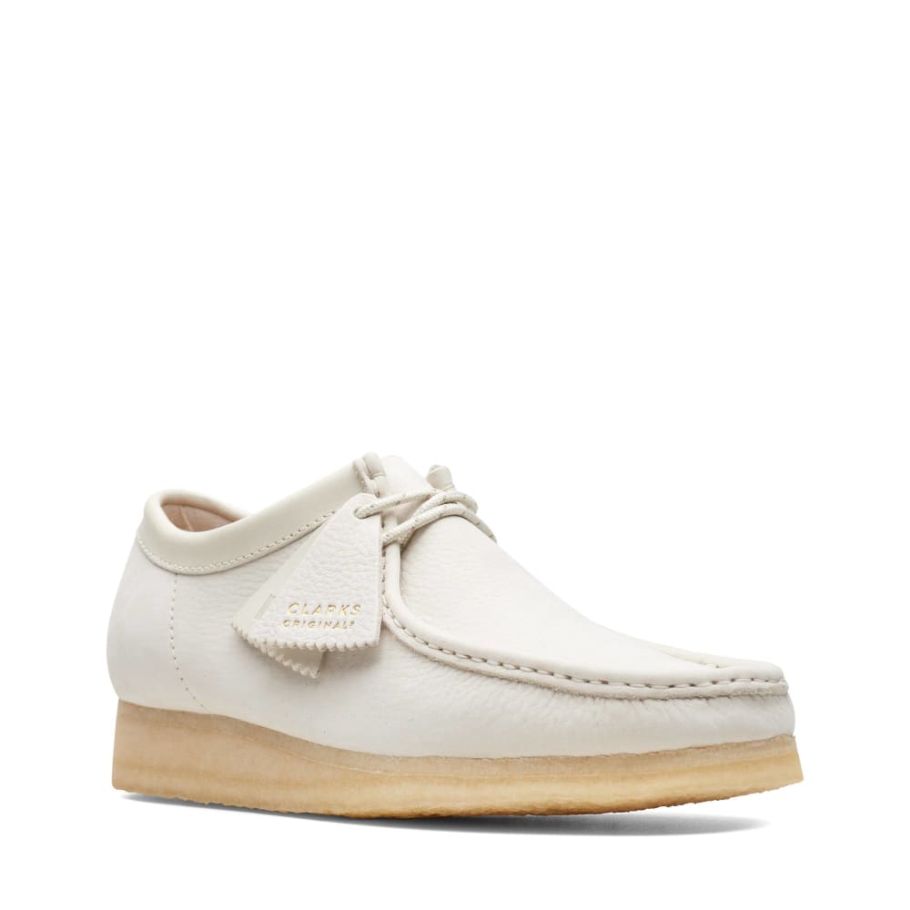 Clarks Originals Originals Wallabee Low Menβs Shoes β OffWhite Leather β Style 26166299