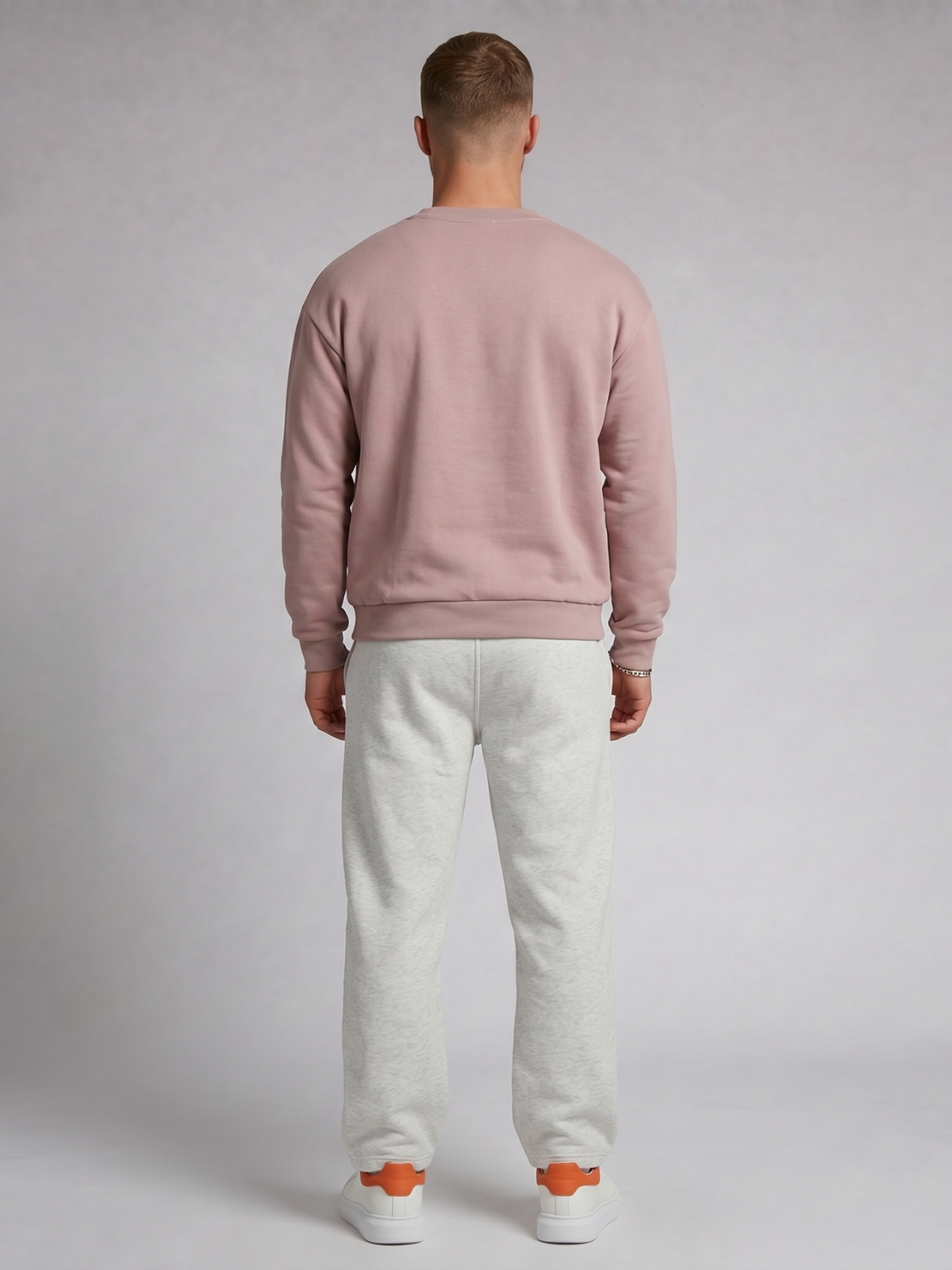 Apollo Moda Club Collegiate Oversized Crewneck Sweatshirt – product view 5