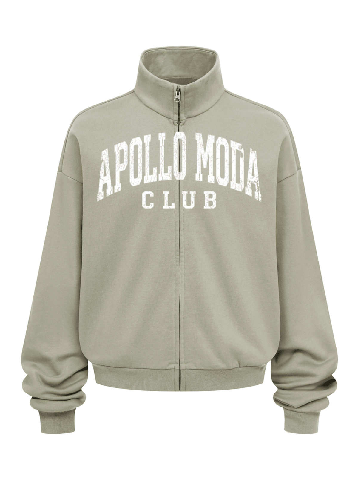 Apollo Moda Club Collegiate Oversized Full-Zip Sweatshirt – product view 2