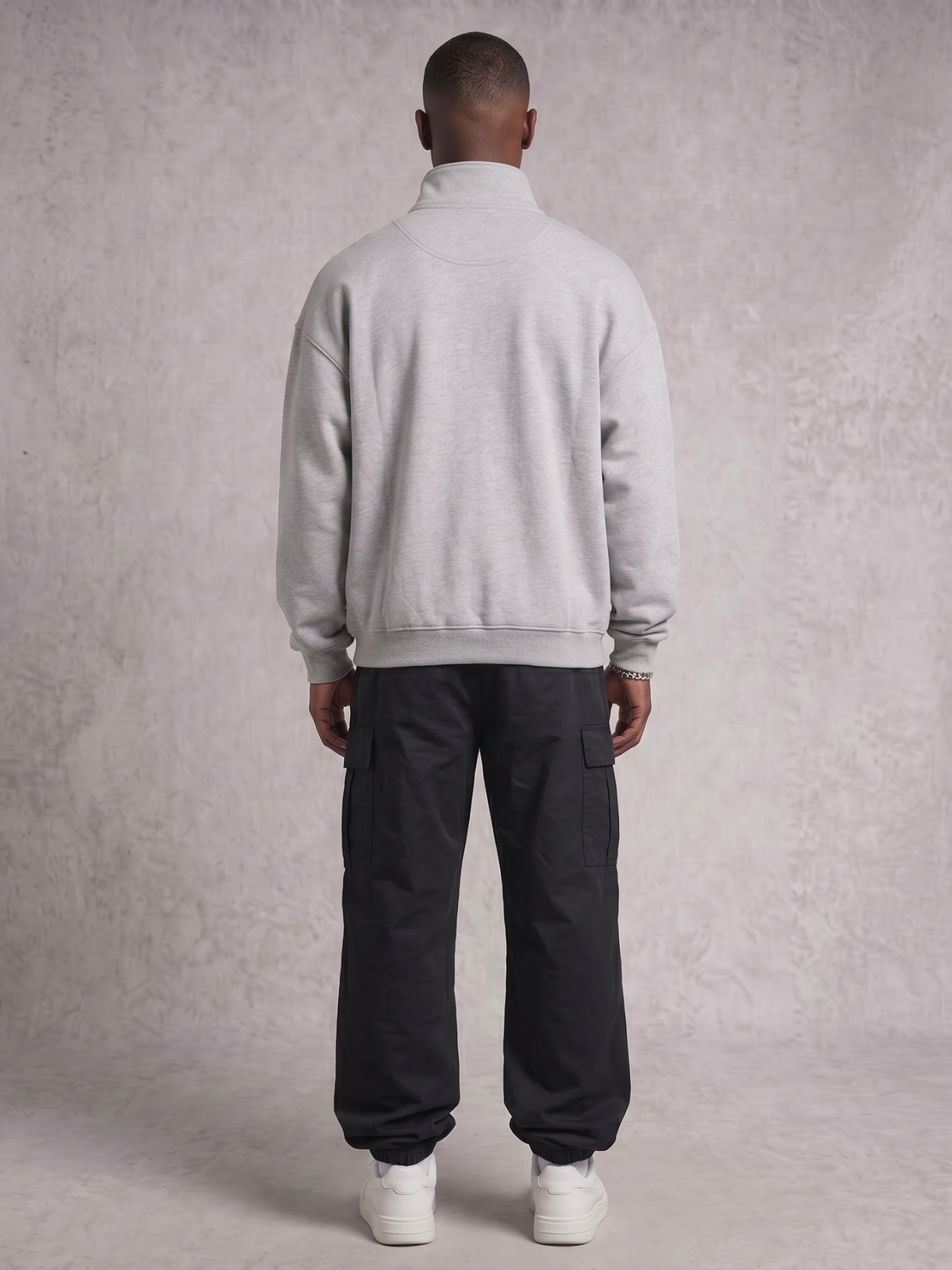 Club Collegiate Oversized Full-Zip Sweatshirt