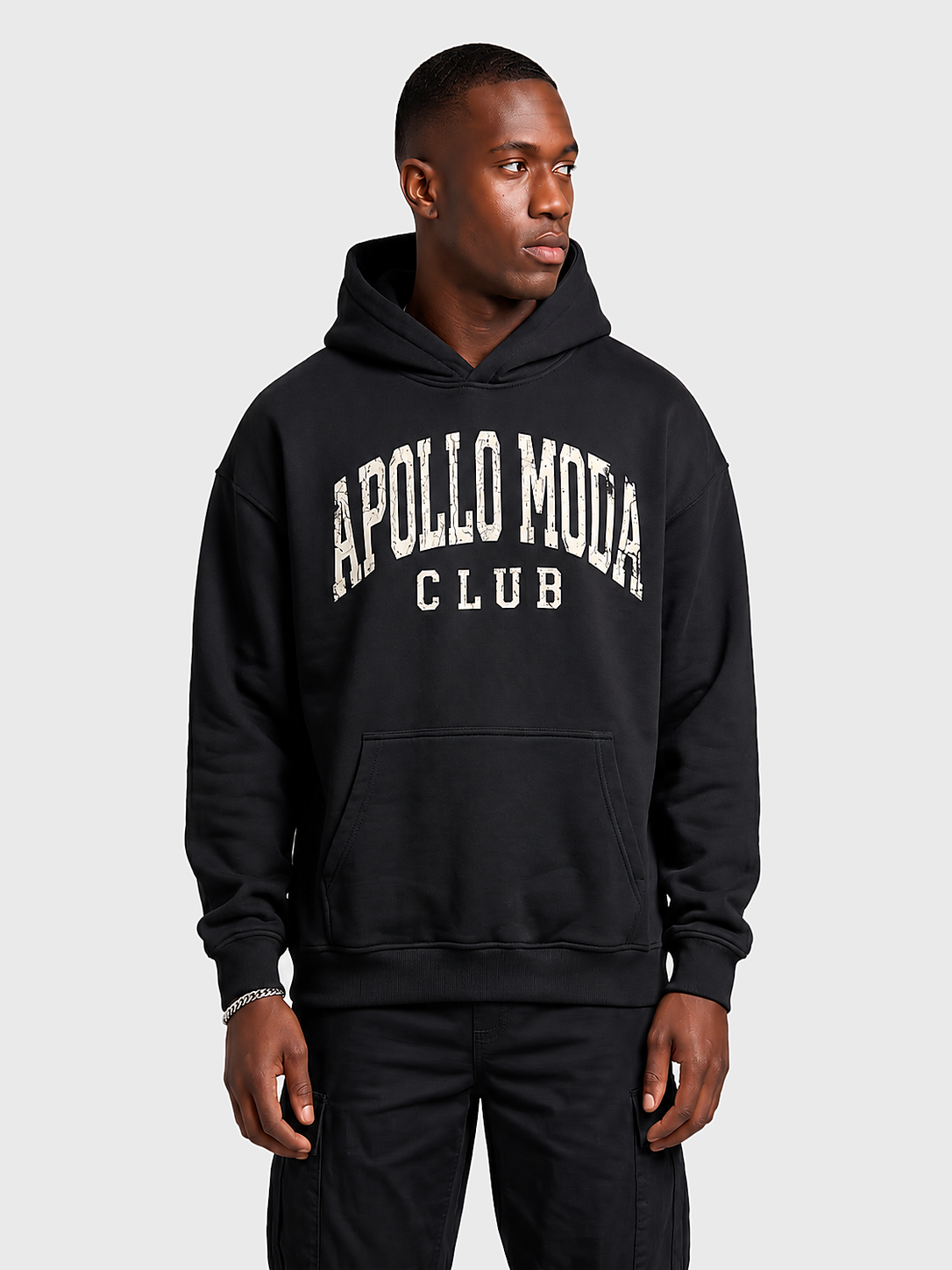 Apollo Moda Club Collegiate Oversized Heavyweight Hoodie – main view