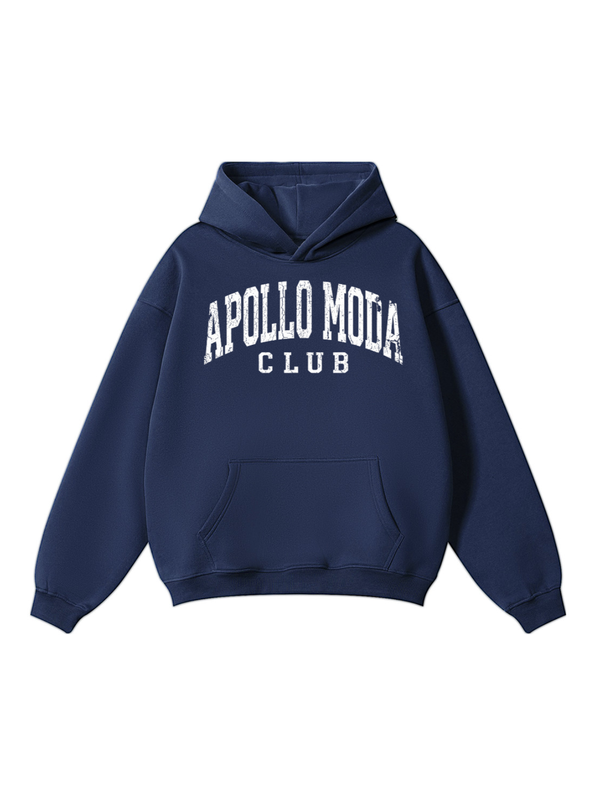 Apollo Moda Club Collegiate Oversized Heavyweight Hoodie – product view 2