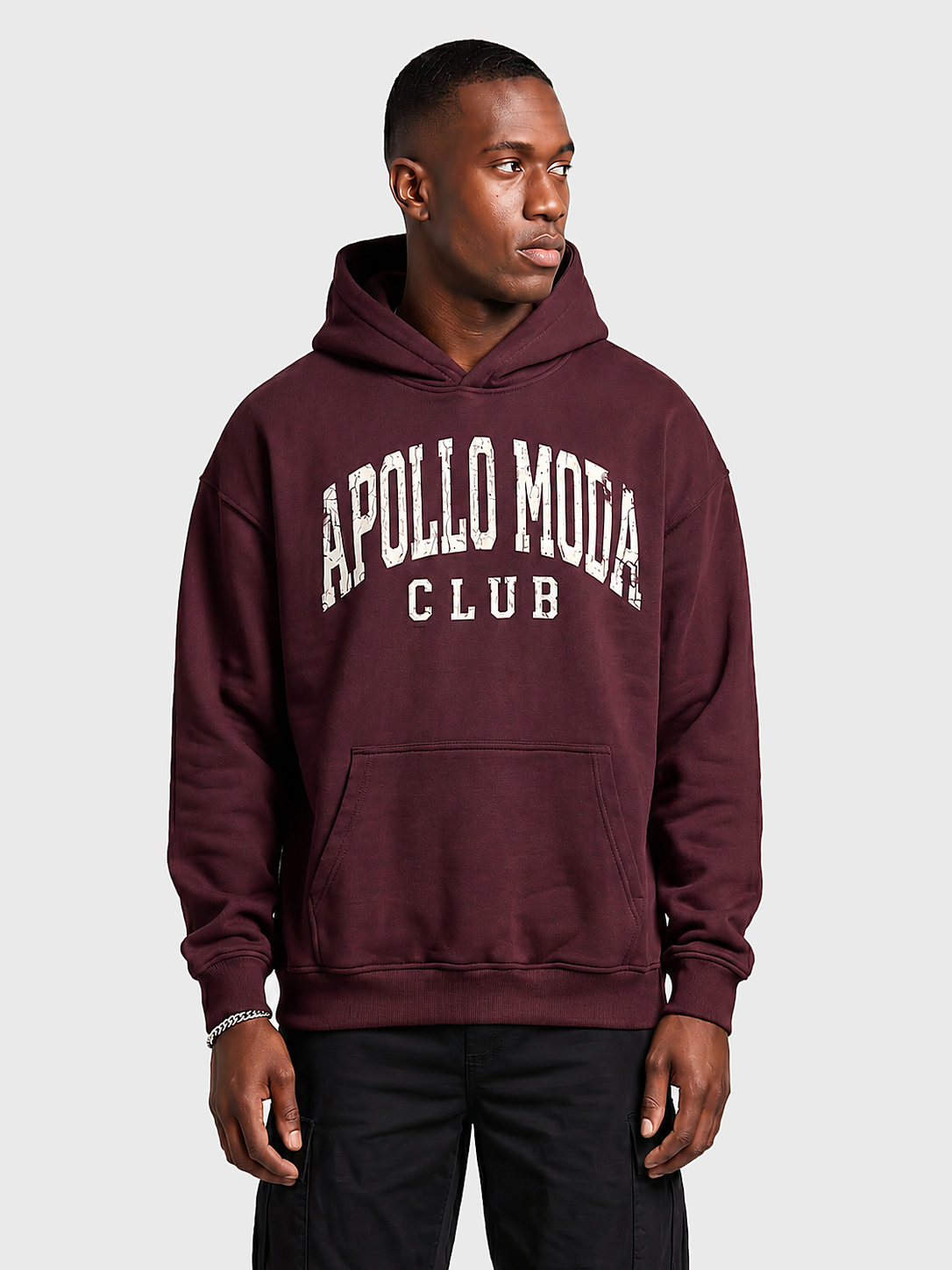 Apollo Moda Club Collegiate Oversized Heavyweight Hoodie – main view