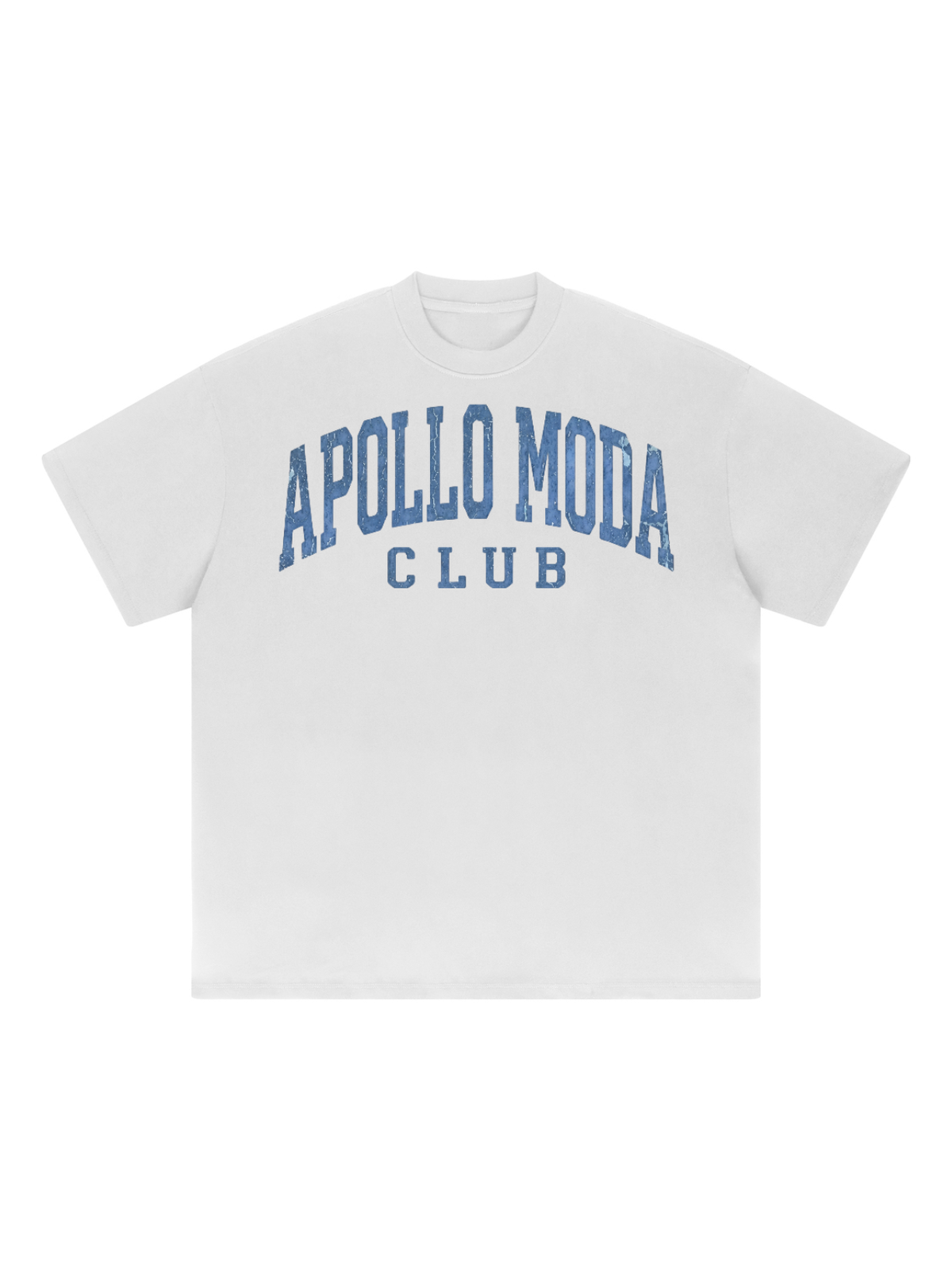 Apollo Moda Club Oversized Collegiate Graphic Tee – product view 2