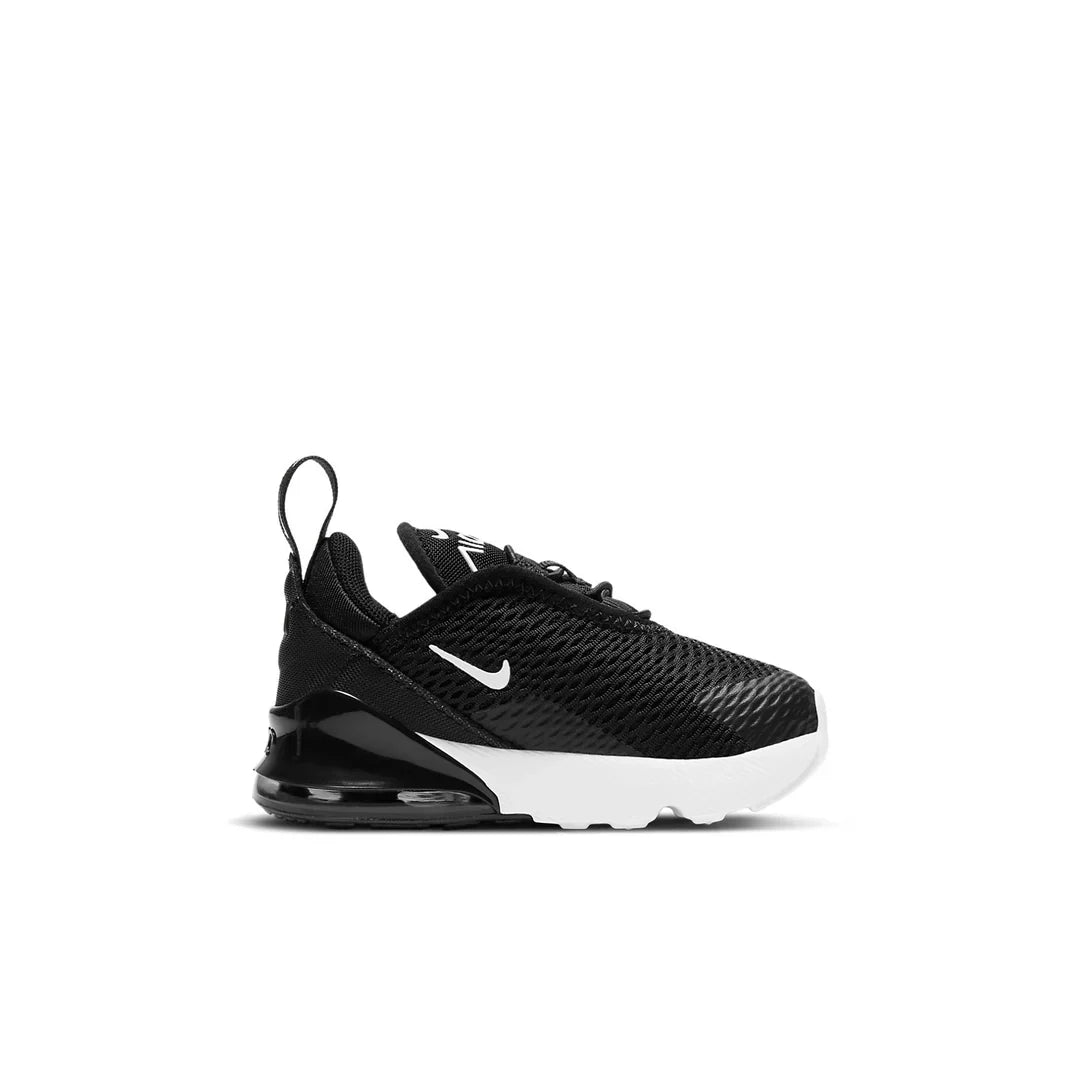 Nike Air Max 270 Toddlers' (TD) Sneakers — Black/White/Anthracite Mesh Low-Top