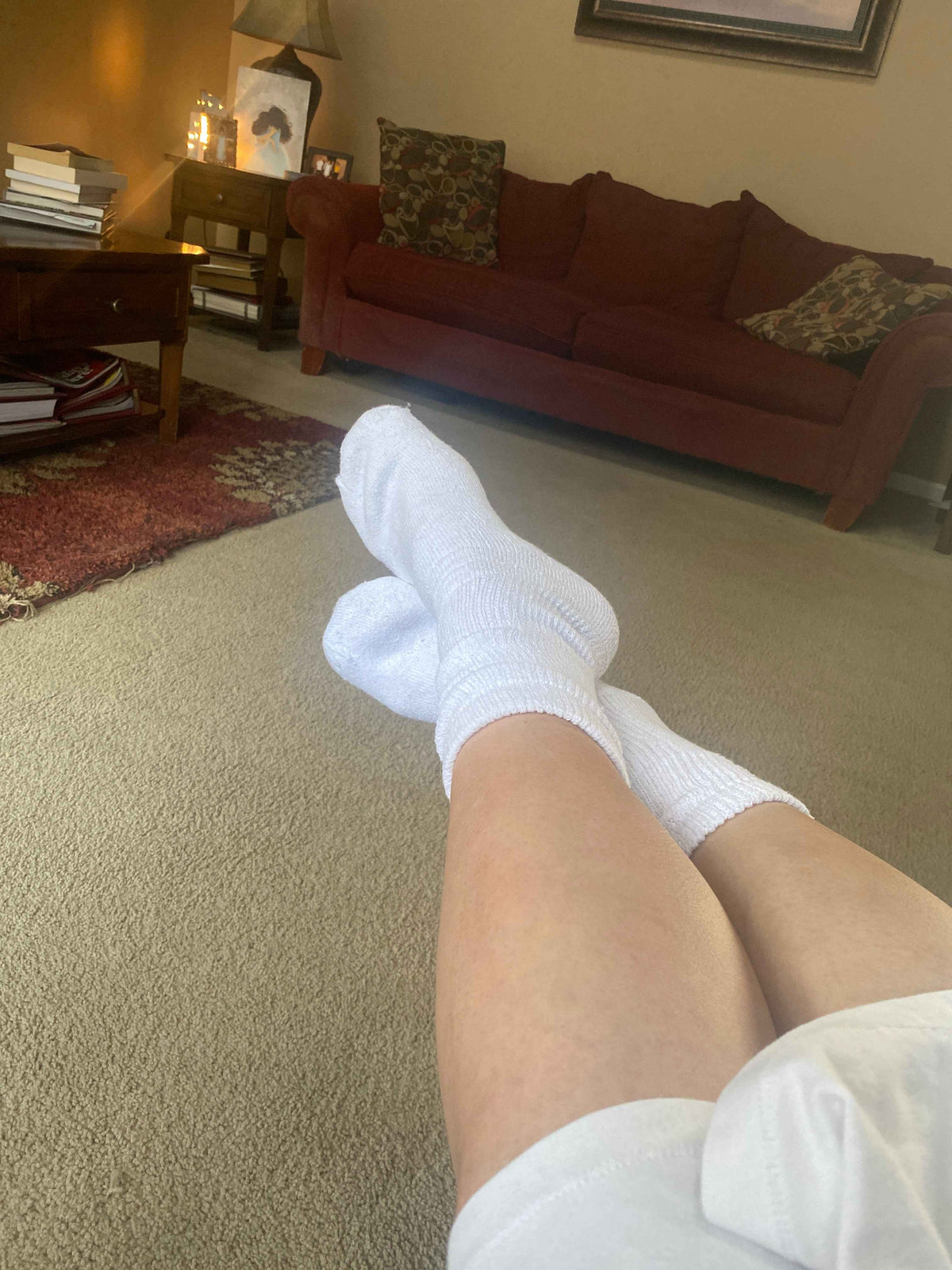 Women's Cotton Diabetic Crew Socks (Assorted) β product view 9