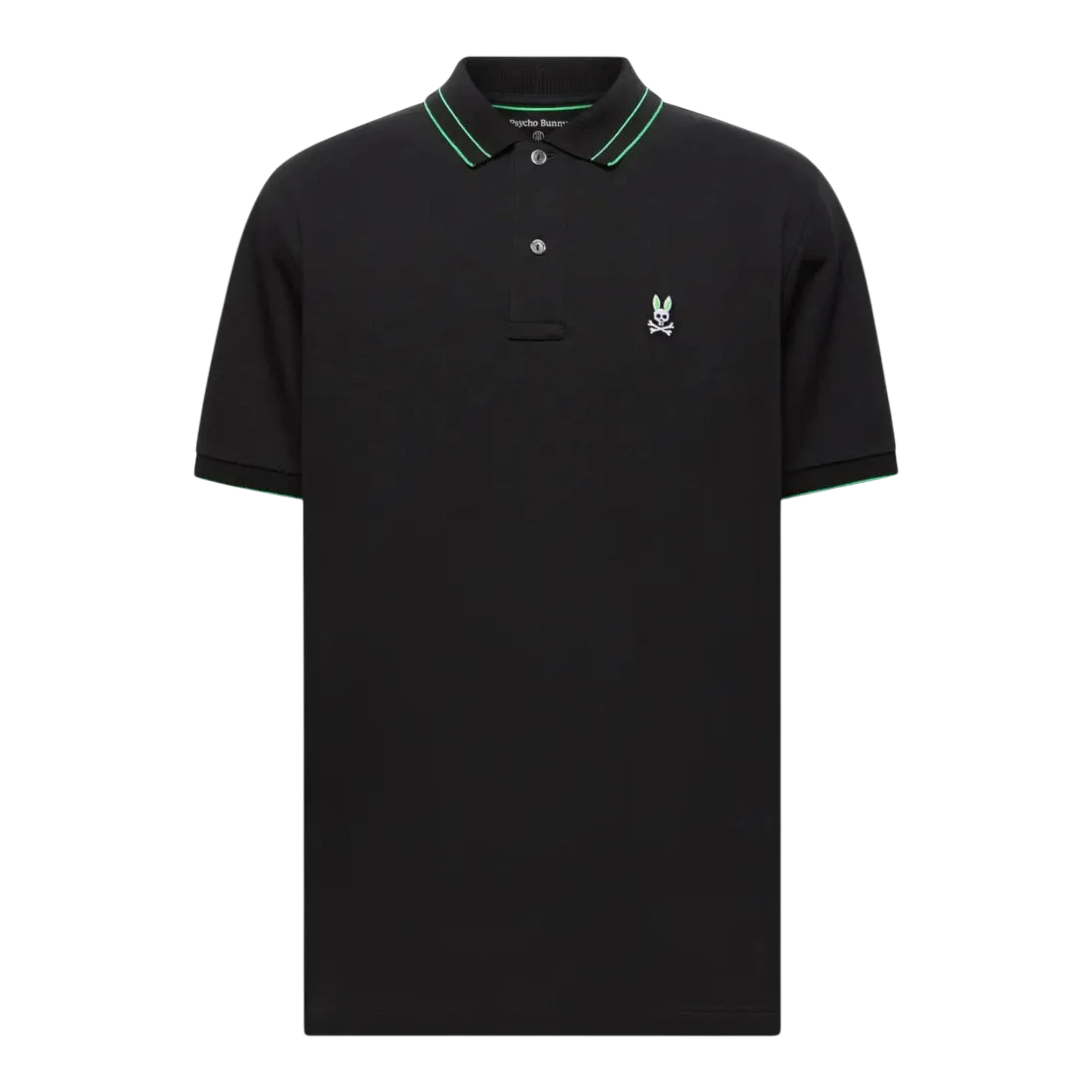 Psycho Bunny Rex Performance Pique Men's Polo — Black