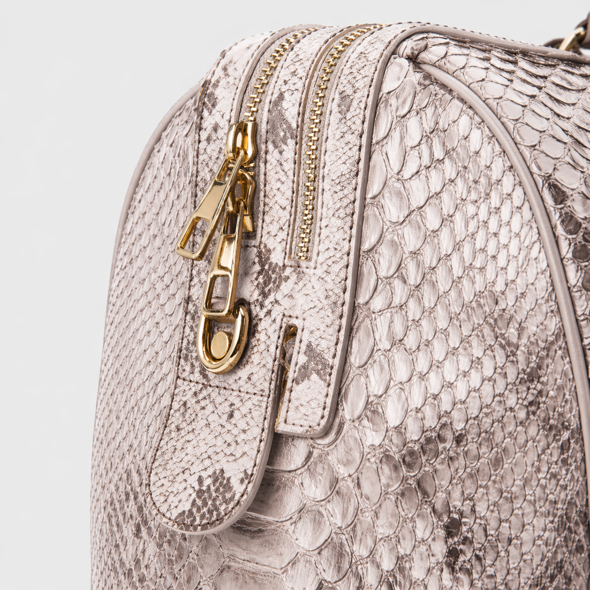 The Velar Nutural Hand-Painted Python Leather Weekender Bag