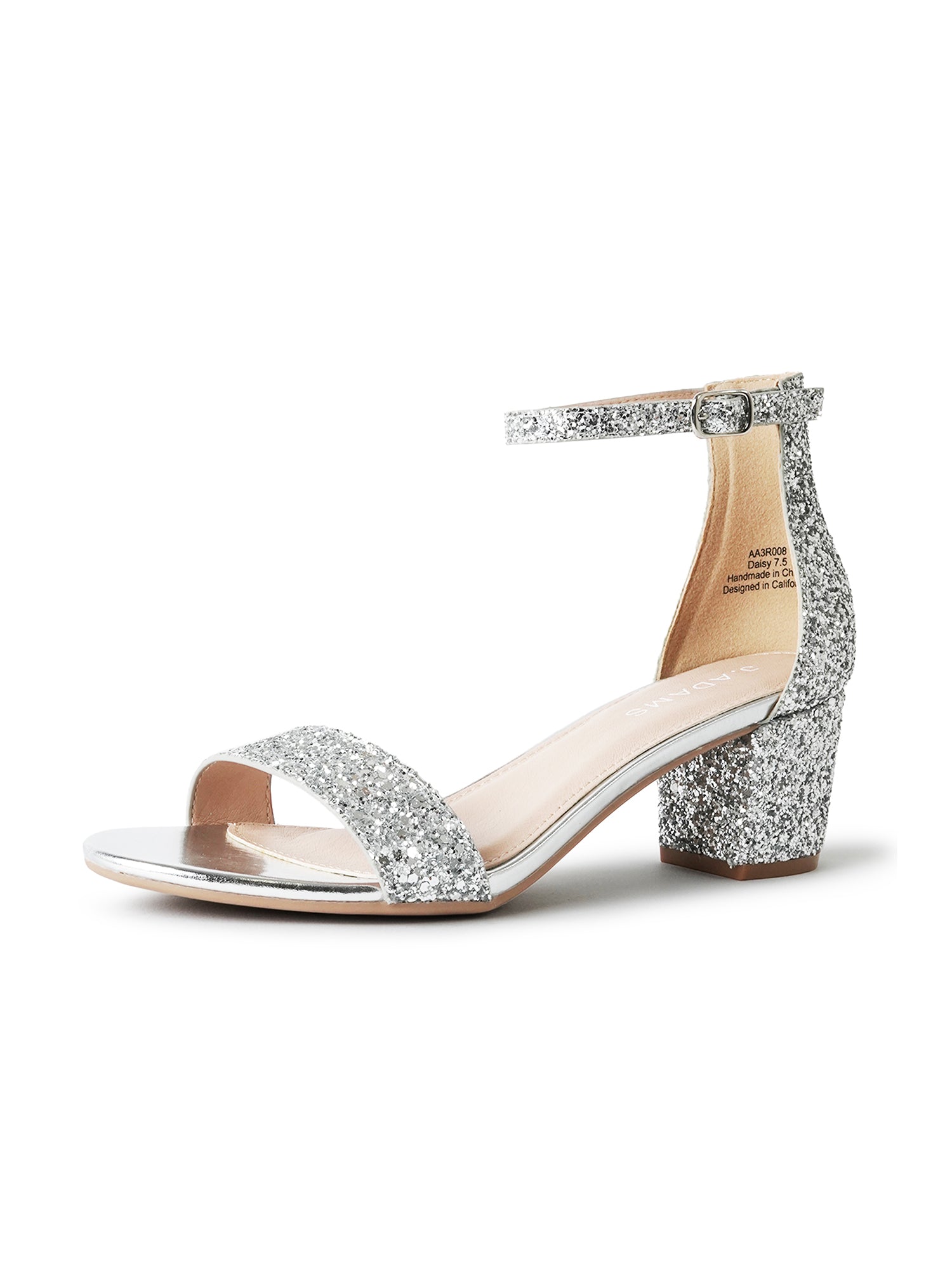 Daisy | Silver Glitter