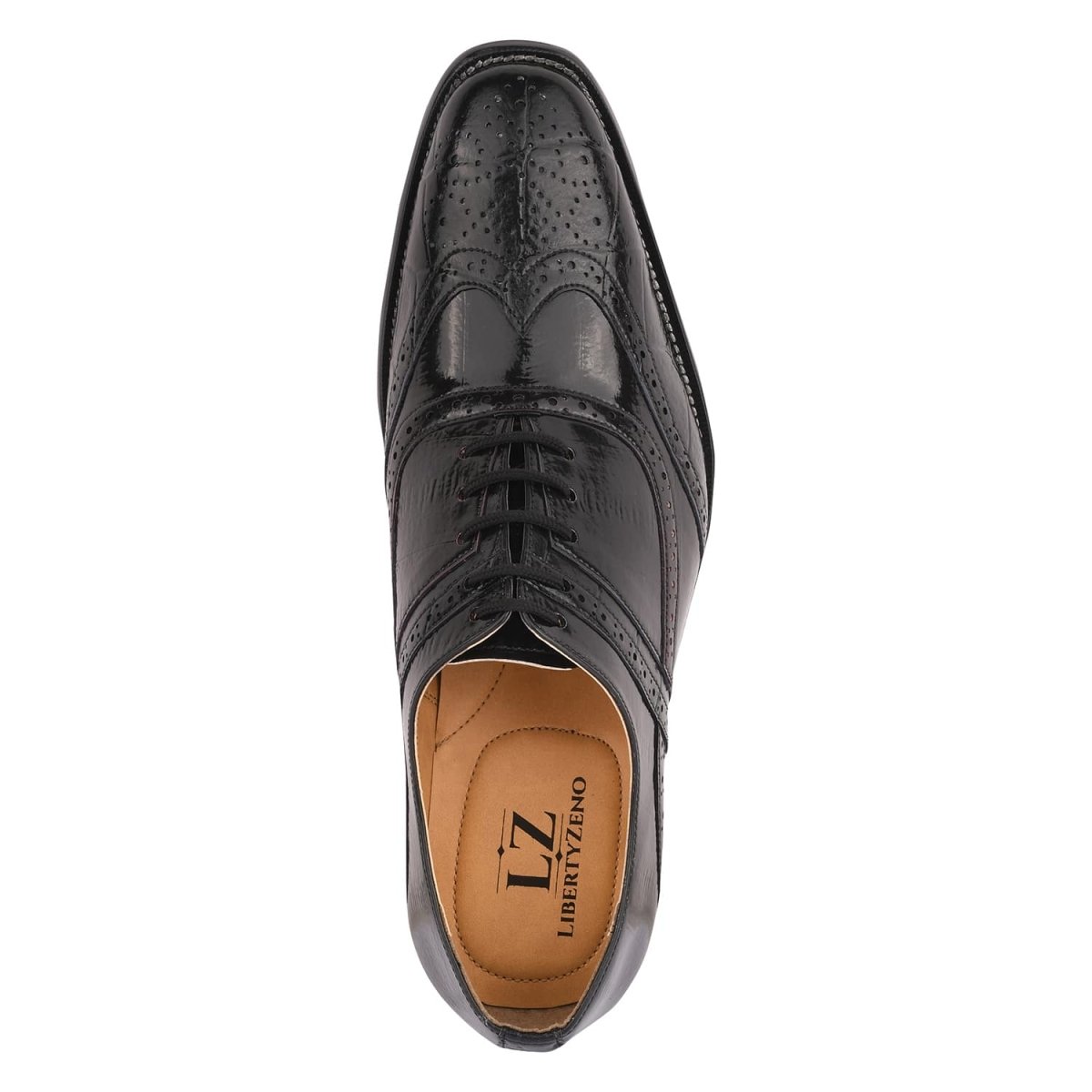 Liberty Zeno Dallas Genuine Leather Oxford Style Brogue Dress Shoes