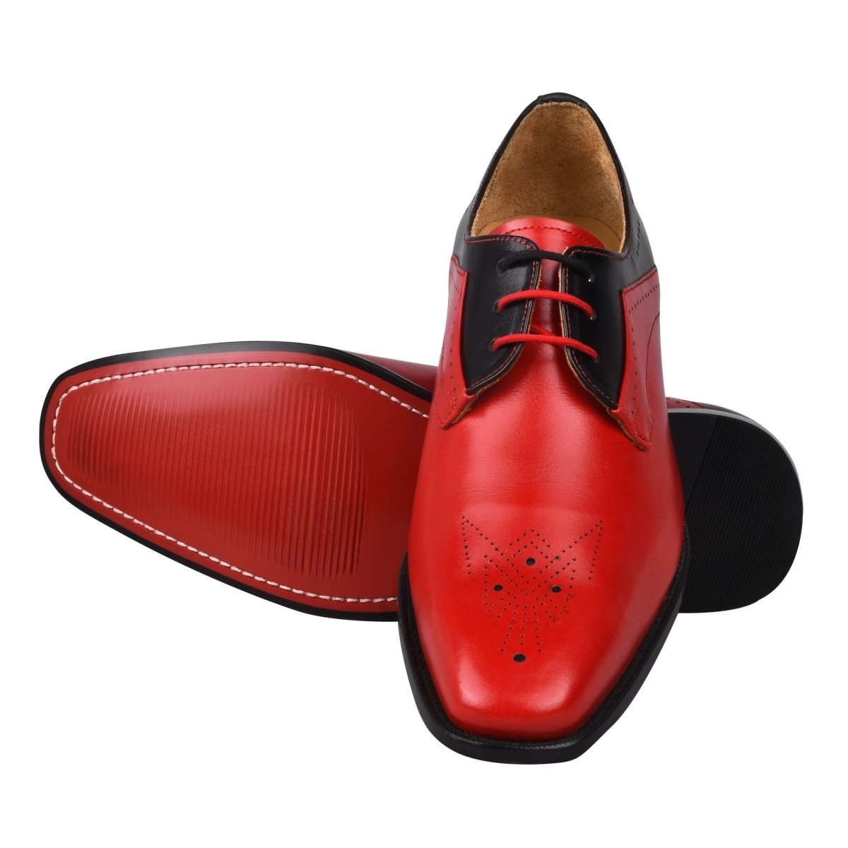 Liberty Zeno David Genuine Leather Red Bottom Dress Shoes