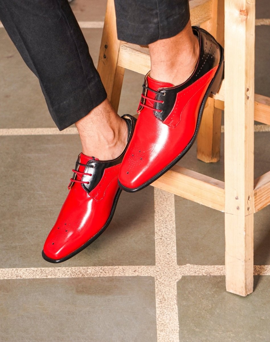 Liberty Zeno David Genuine Leather Red Bottom Dress Shoes