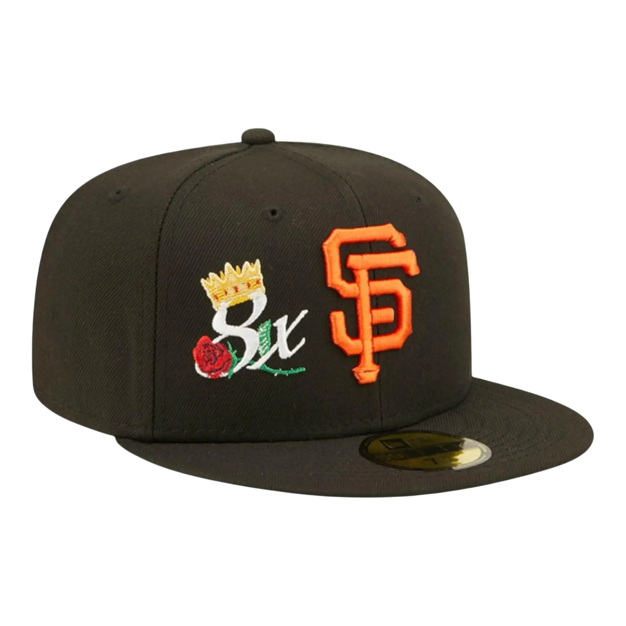 New Era San Francisco Giants Crown Champs WS Men Fitted Hat Black