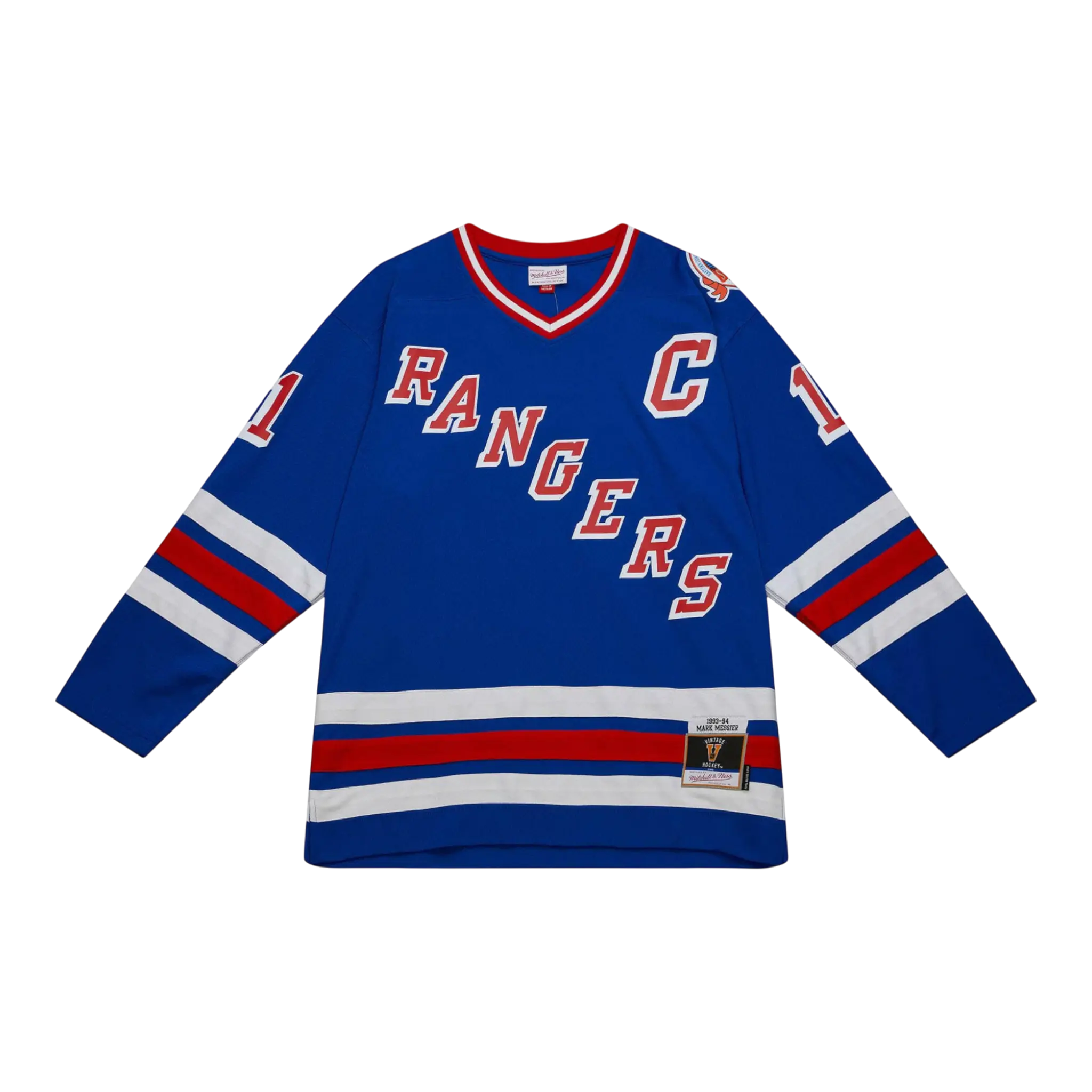 Mitchell & Ness Blue Line Mark Messier New York Rangers 1993 Men's Jersey — Royal Blue