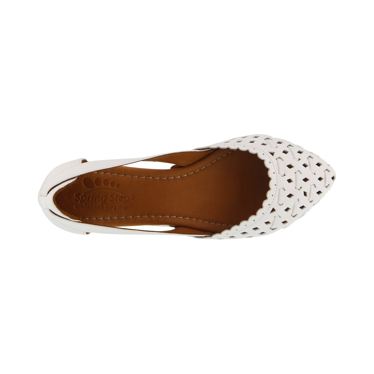 Spring Step Shoes Delorse Women's Leather D'Orsay Slip On Shoes