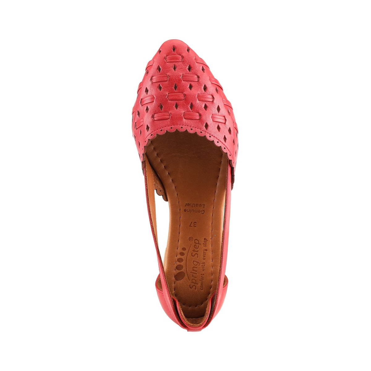 Spring Step Shoes Delorse Women's Leather D'Orsay Slip On Shoes
