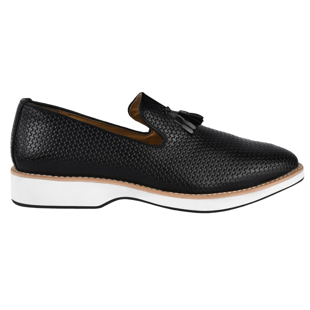 Liberty Zeno Denis Mens knitted Upper Eva Sole Tassel Loafers