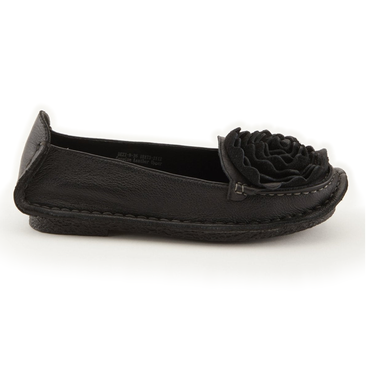 L'Artiste Dezi Black flats, side view