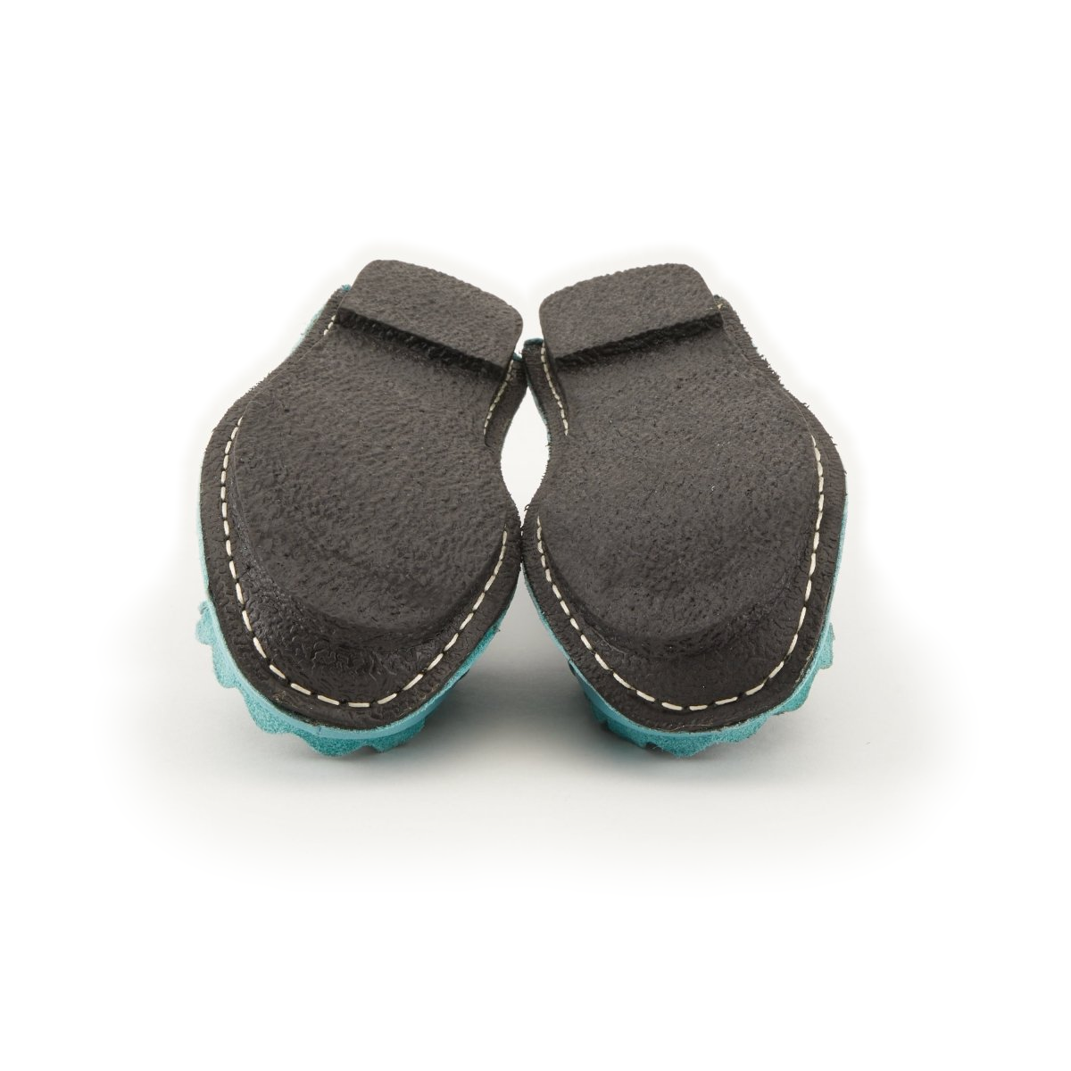 L'Artiste Dezi Blue flats, pair, outsole view