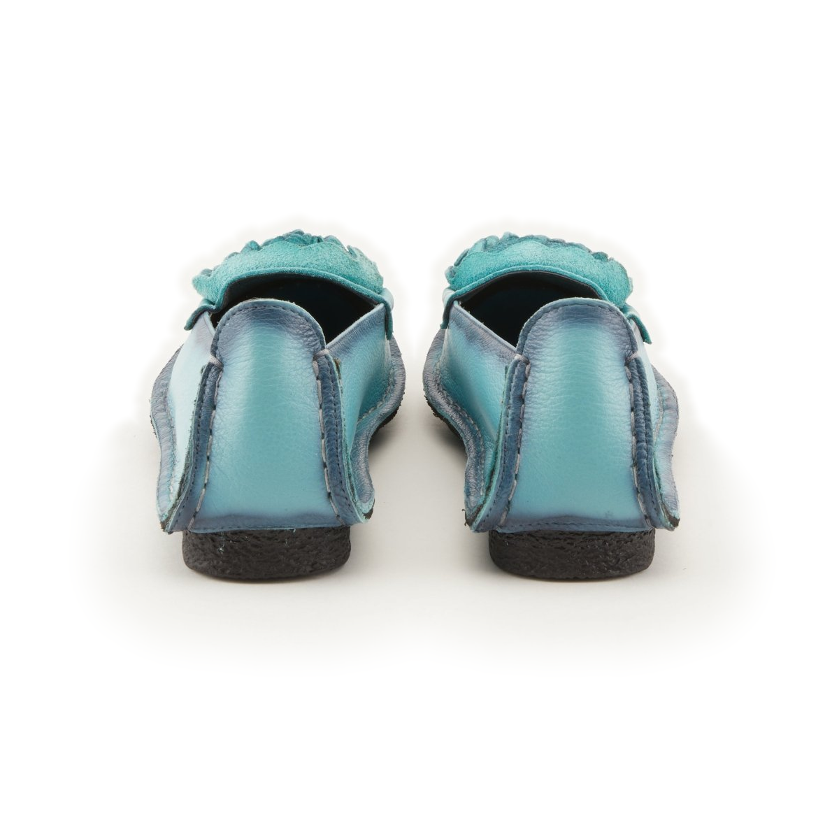 L'Artiste Dezi Blue flats, pair, rear view