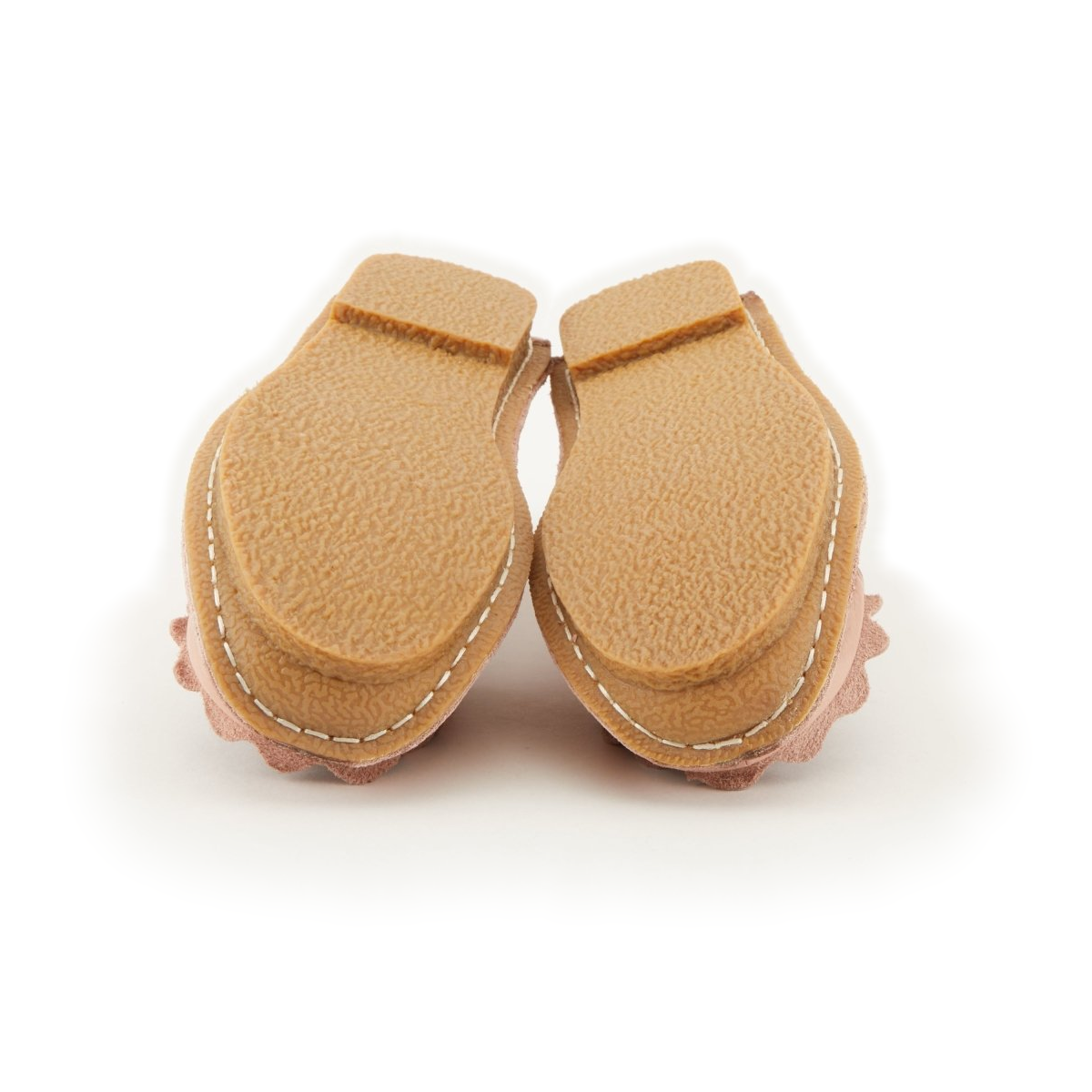 L'Artiste Dezi Pink flats, pair, outsole view