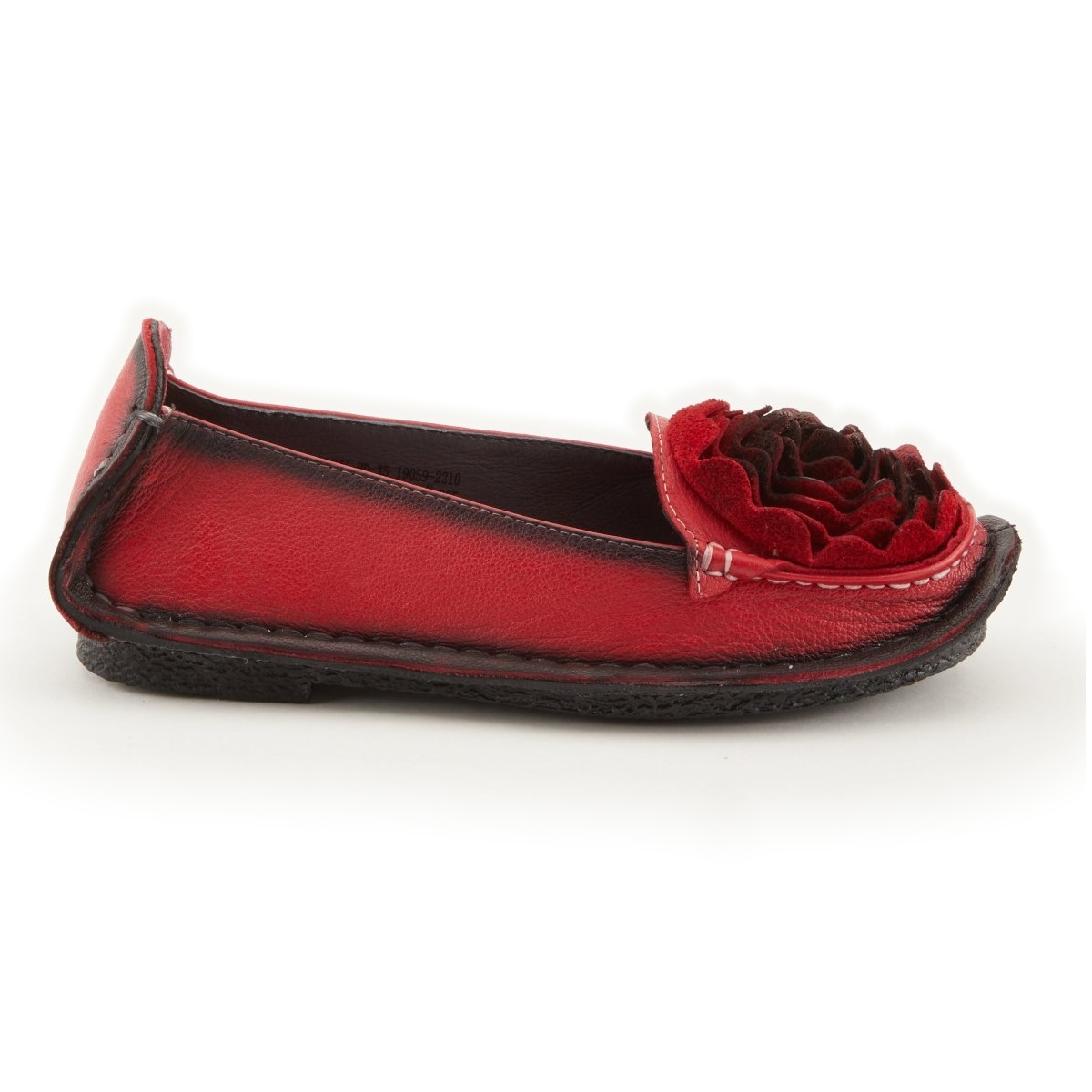 L'Artiste Dezi Red flats, side view