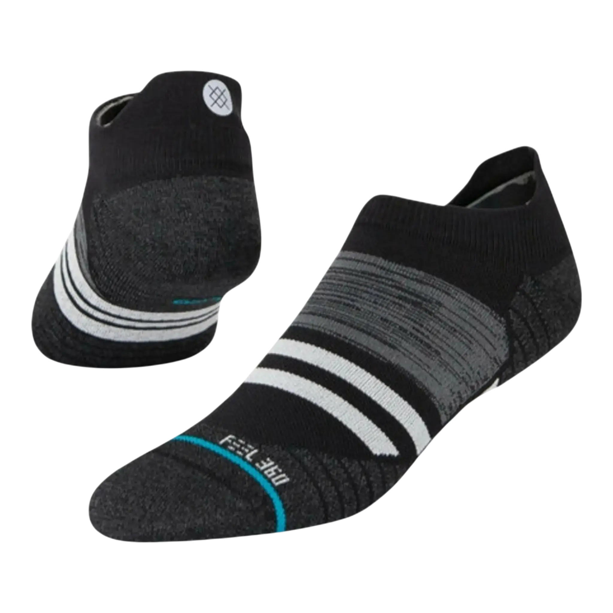 Stance Depart Tab Running Ankle Socks Black