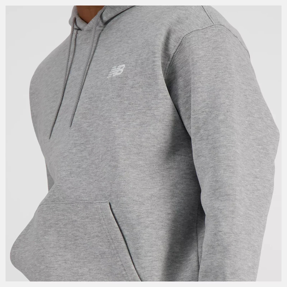 New Balance Sport Essentials Men's Pullover Hoodie — Gray