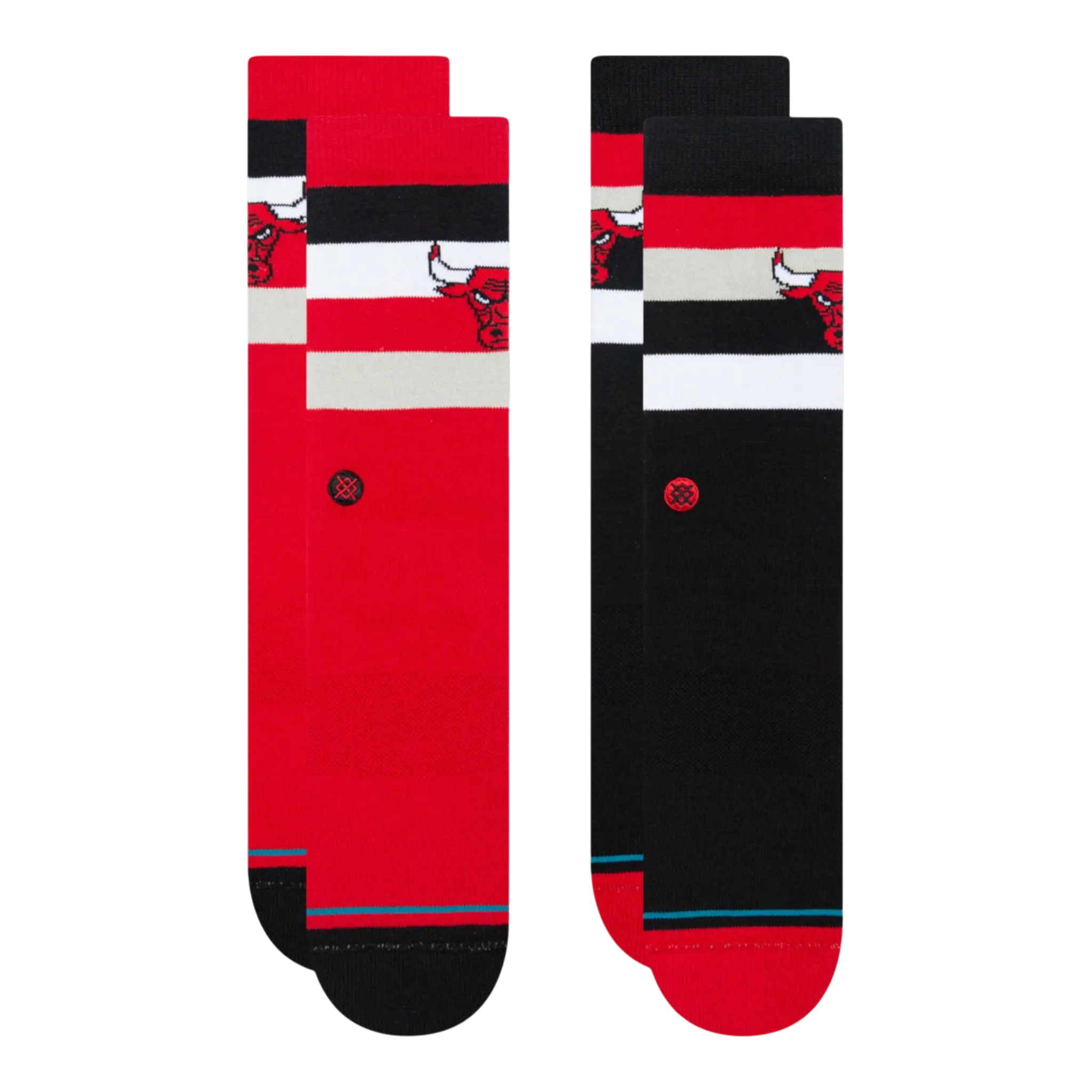 Stance Bulls ST Men 2-Pack Crew Socks Red/Black