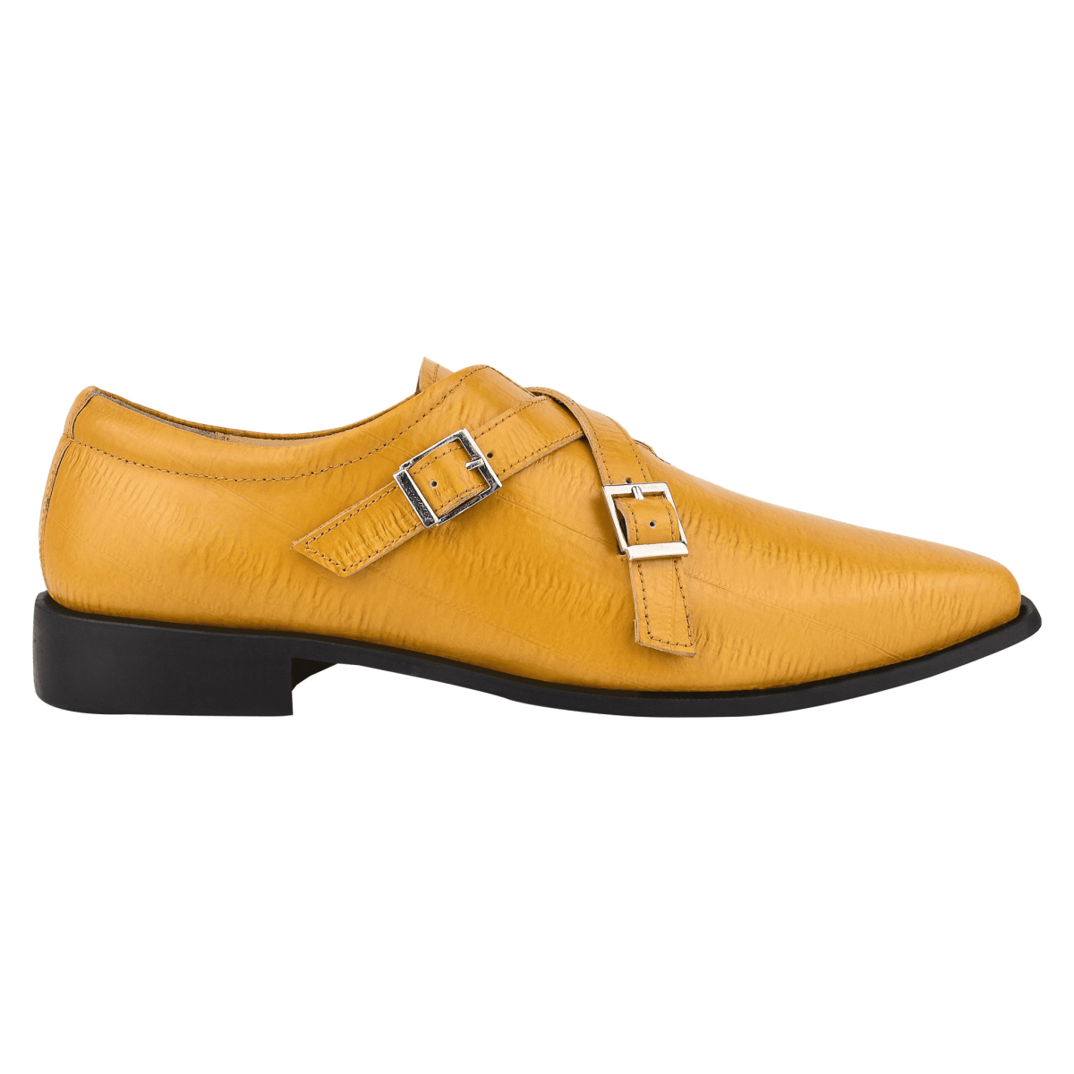 Liberty Zeno DONNA Leather Oxford Style Double Buckle Monk Straps Shoes For Men