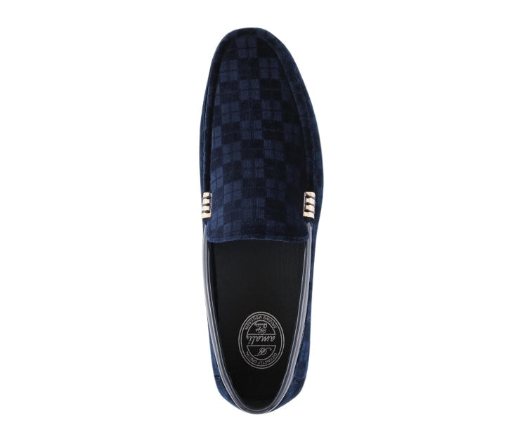 Amali Jace Navy Loafers — product view 3